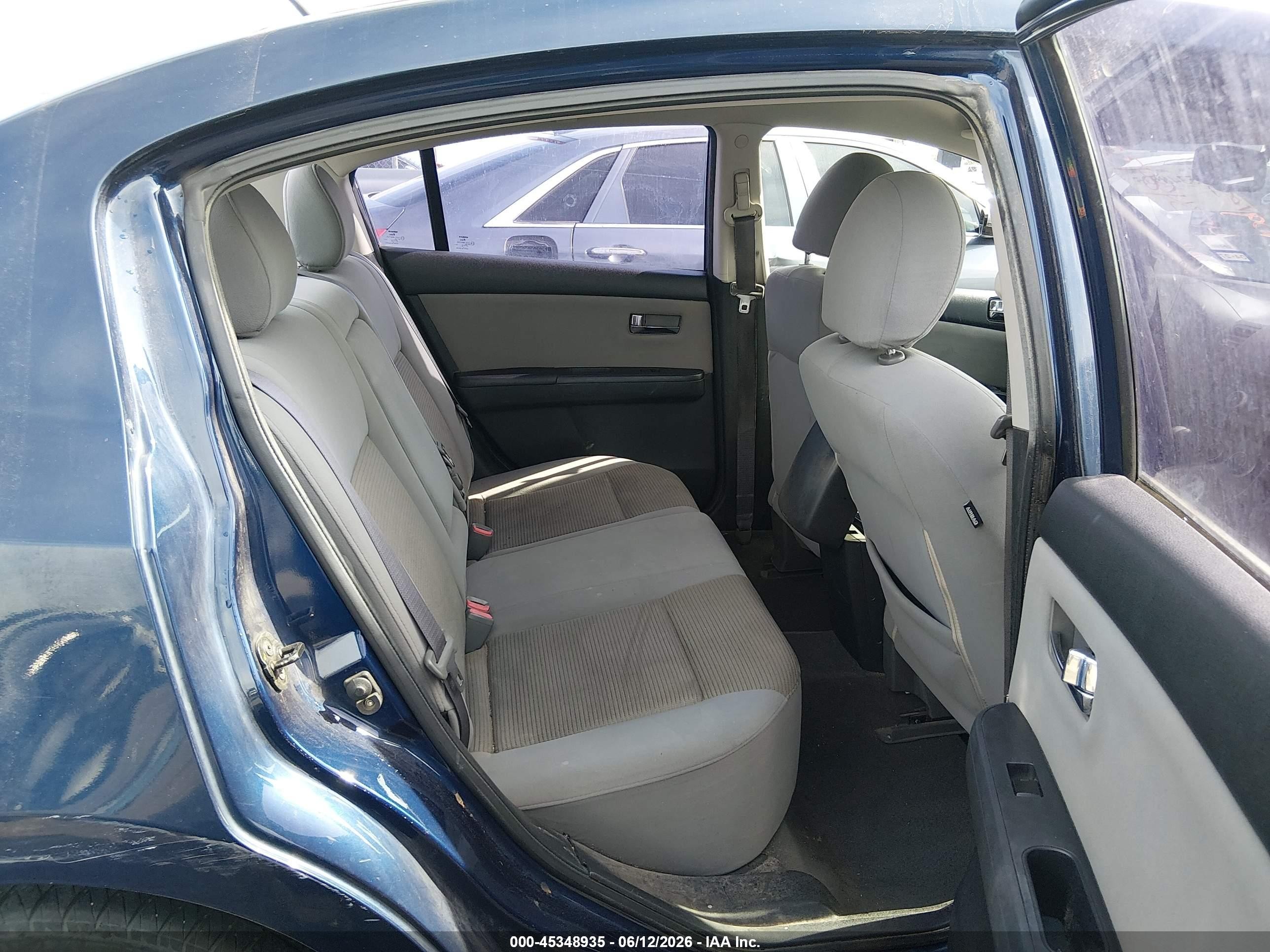 2012 Nissan Sentra 2.0 S Dark Blue vin: 3N1AB6AP3CL718116