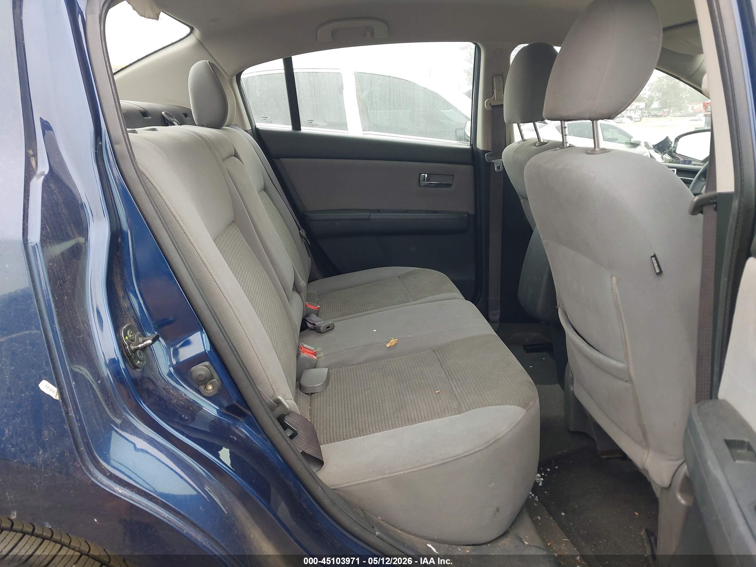 2012 Nissan Sentra 2.0 S Blue vin: 3N1AB6AP3CL731898