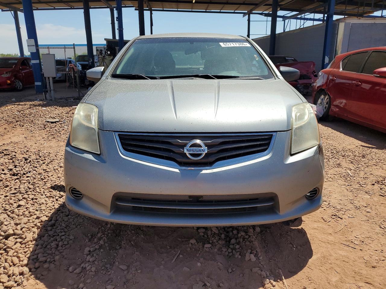 2012 Nissan Sentra 2.0 Silver vin: 3N1AB6AP3CL750595