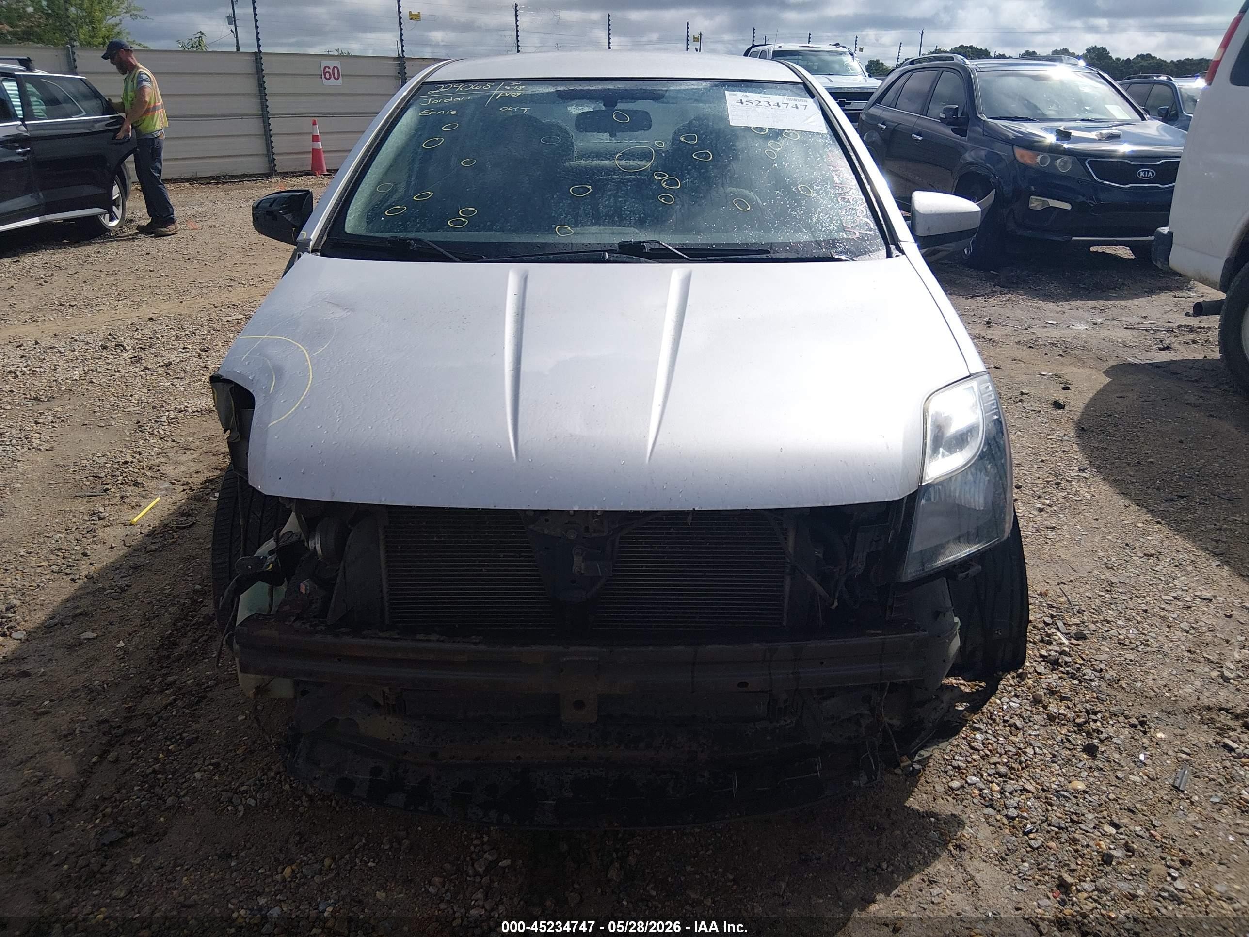 2012 Nissan Sentra 2.0 Sr Серебряный vin: 3N1AB6AP3CL752041