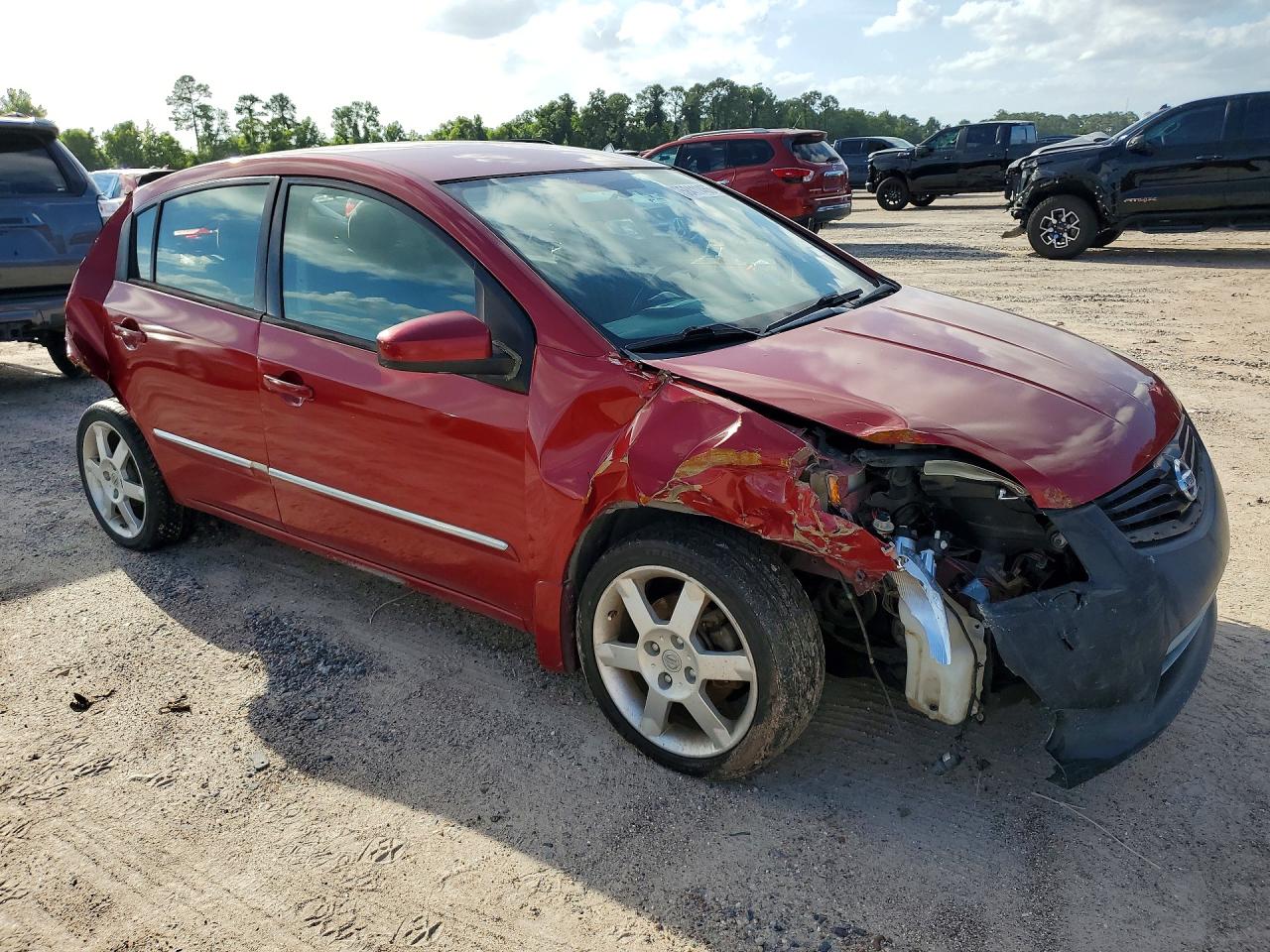 2012 Nissan Sentra 2.0 Red vin: 3N1AB6AP3CL764142