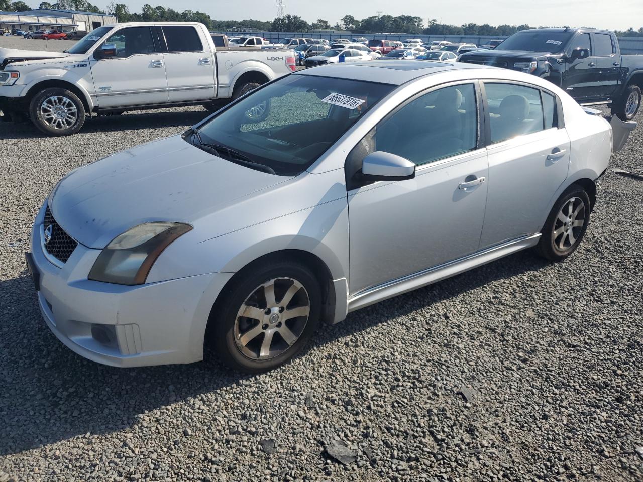 2012 Nissan Sentra 2.0 Silver vin: 3N1AB6AP3CL768563