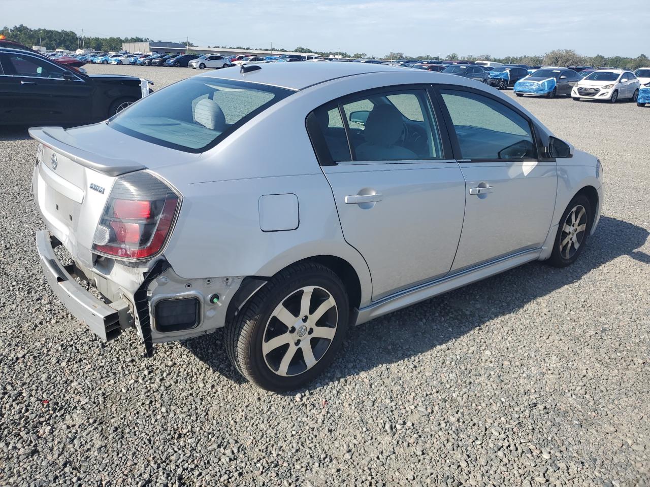 2012 Nissan Sentra 2.0 Silver vin: 3N1AB6AP3CL768563