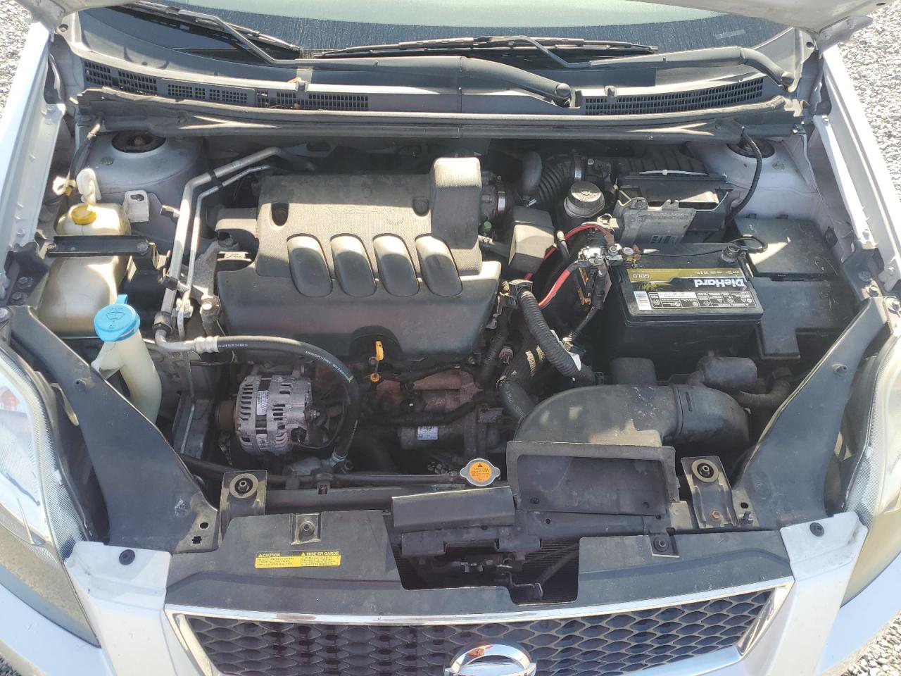 2012 Nissan Sentra 2.0 Silver vin: 3N1AB6AP3CL768563