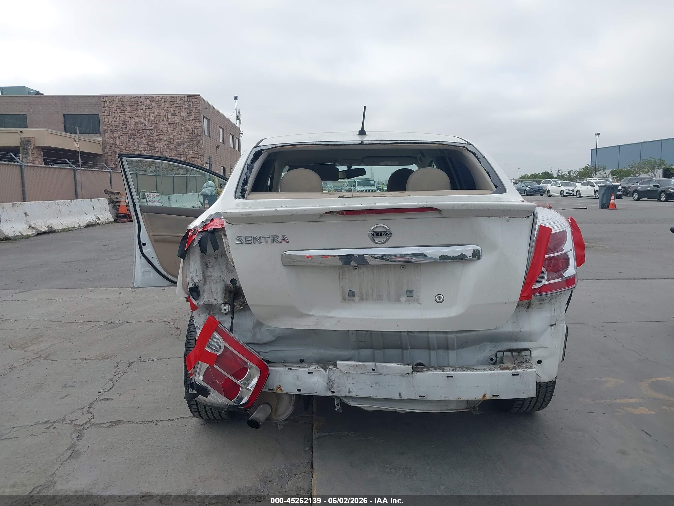 2012 Nissan Sentra 2.0 S White vin: 3N1AB6AP3CL773651