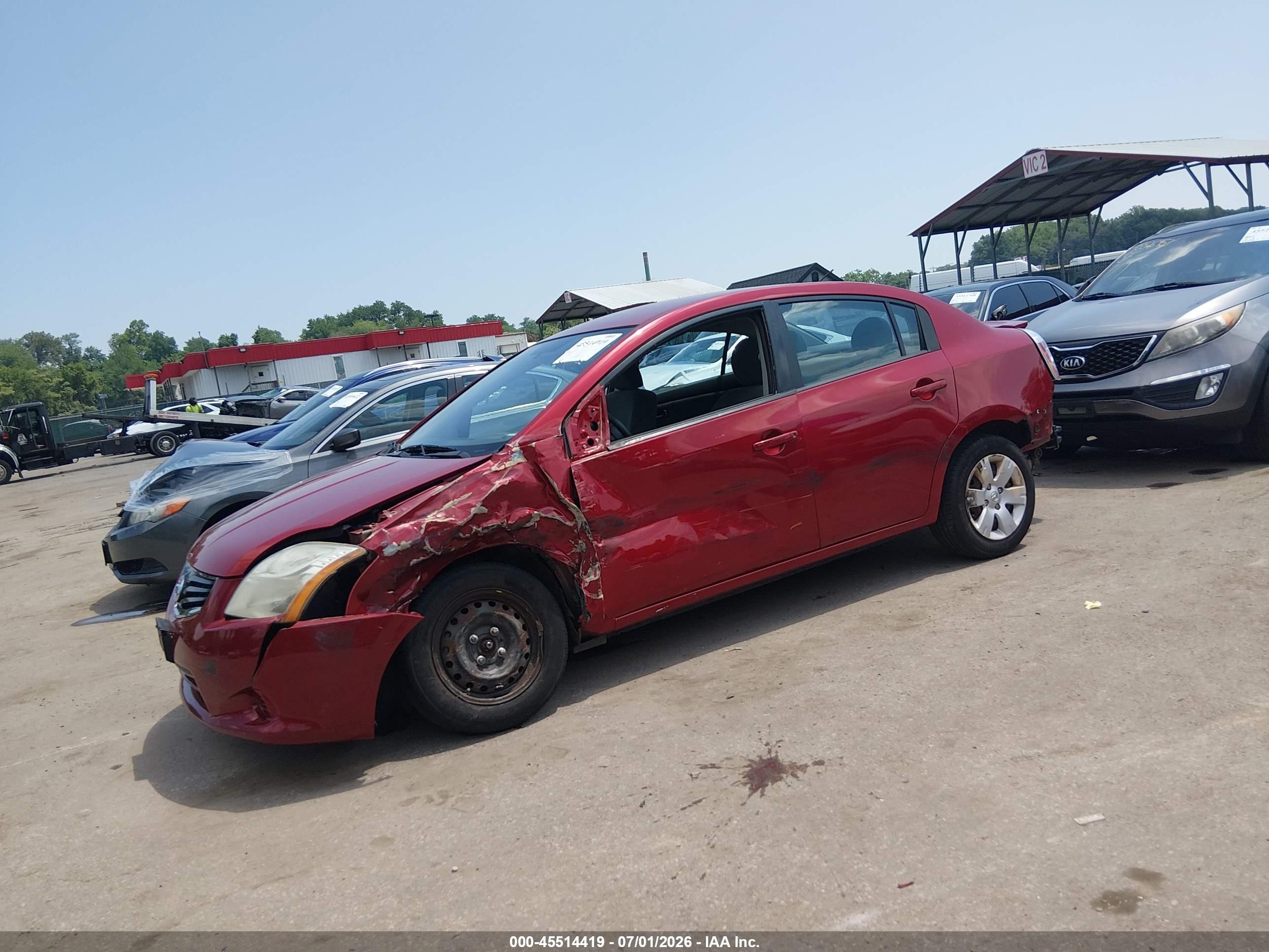 2012 Nissan Sentra 2.0 Red vin: 3N1AB6AP3CL775061
