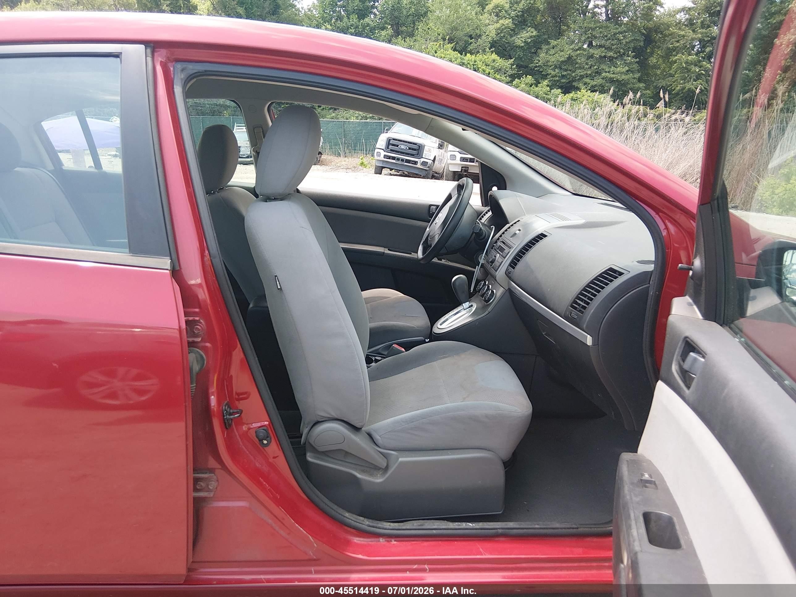2012 Nissan Sentra 2.0 Red vin: 3N1AB6AP3CL775061