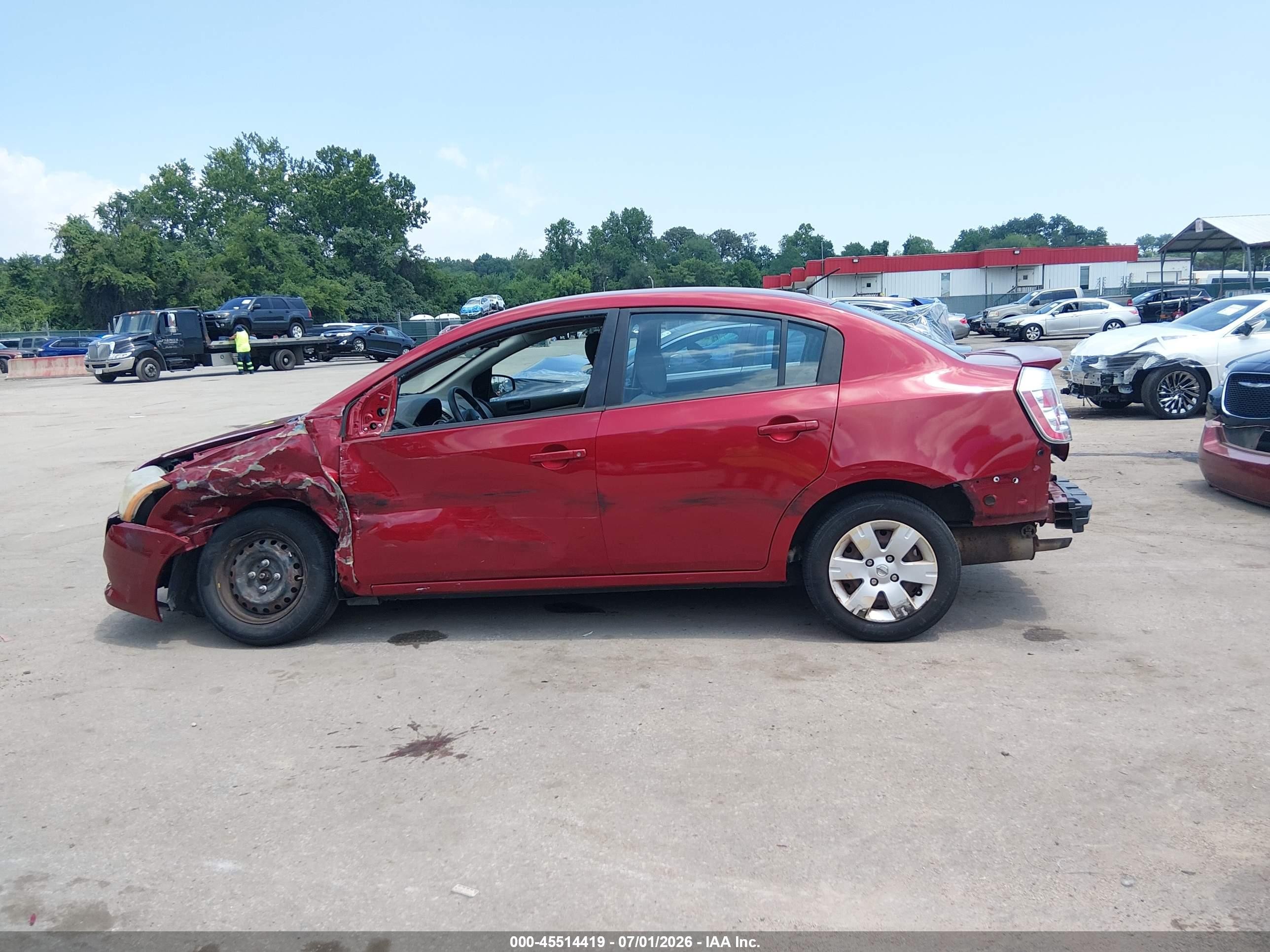 2012 Nissan Sentra 2.0 Red vin: 3N1AB6AP3CL775061