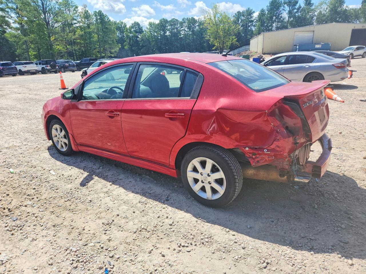 2012 Nissan Sentra 2.0 Red vin: 3N1AB6AP3CL779739