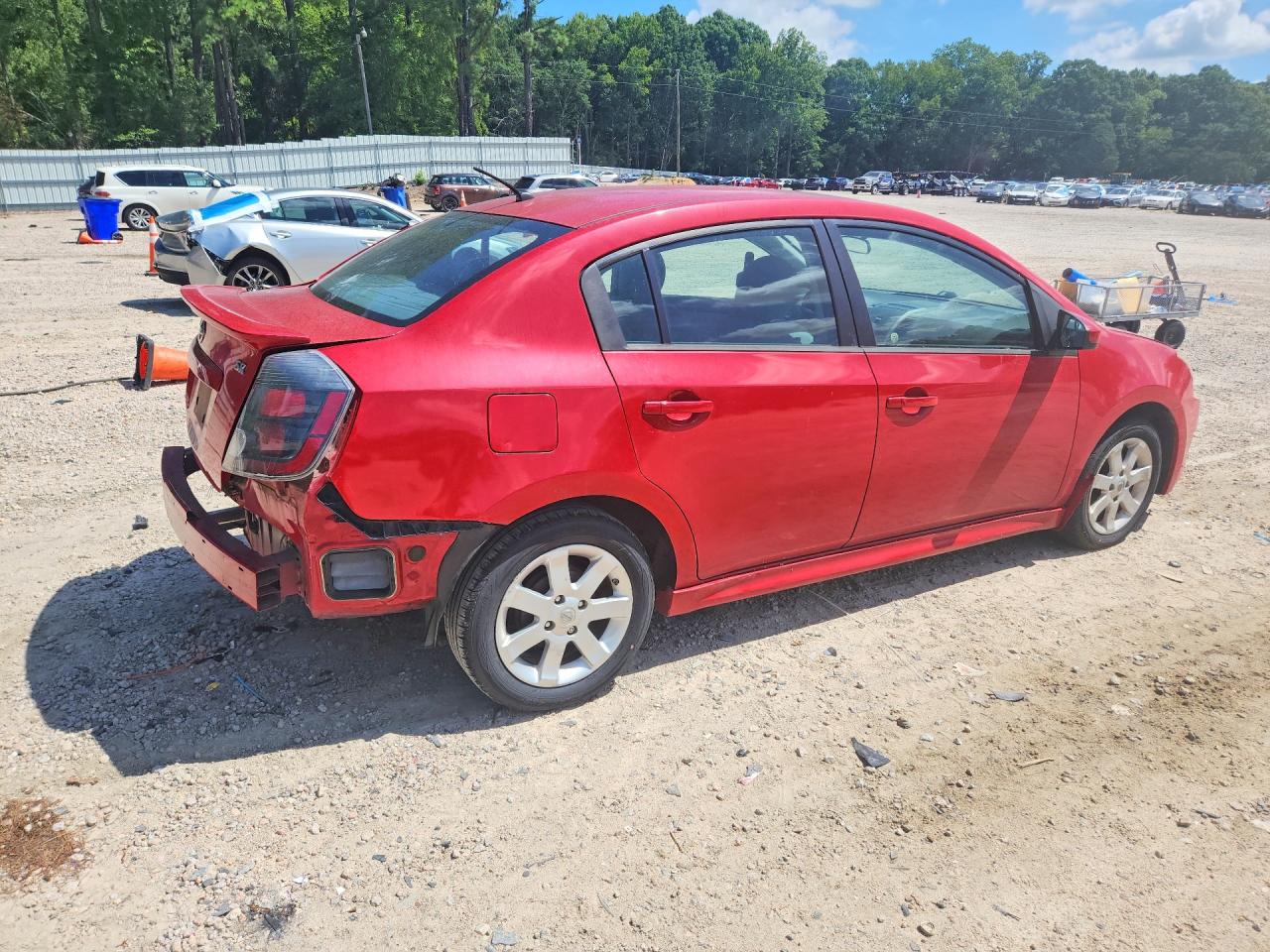 2012 Nissan Sentra 2.0 Red vin: 3N1AB6AP3CL779739