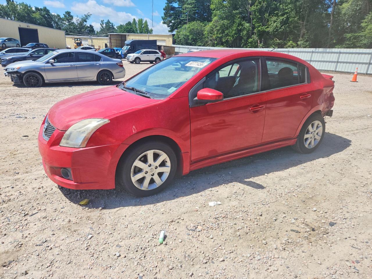 2012 Nissan Sentra 2.0 Red vin: 3N1AB6AP3CL779739