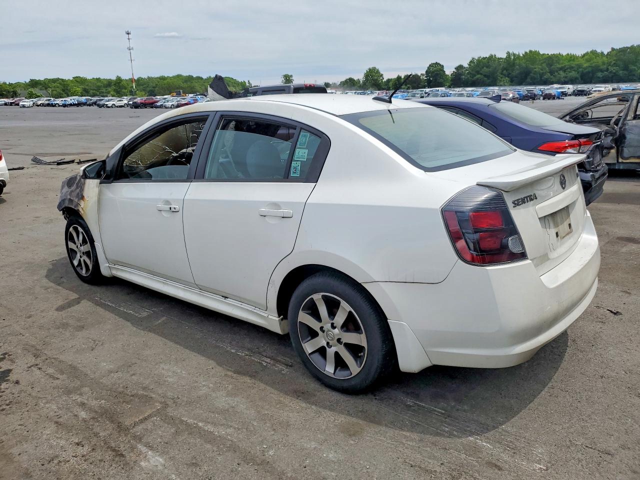 2012 Nissan Sentra 2.0 White vin: 3N1AB6AP3CL779921