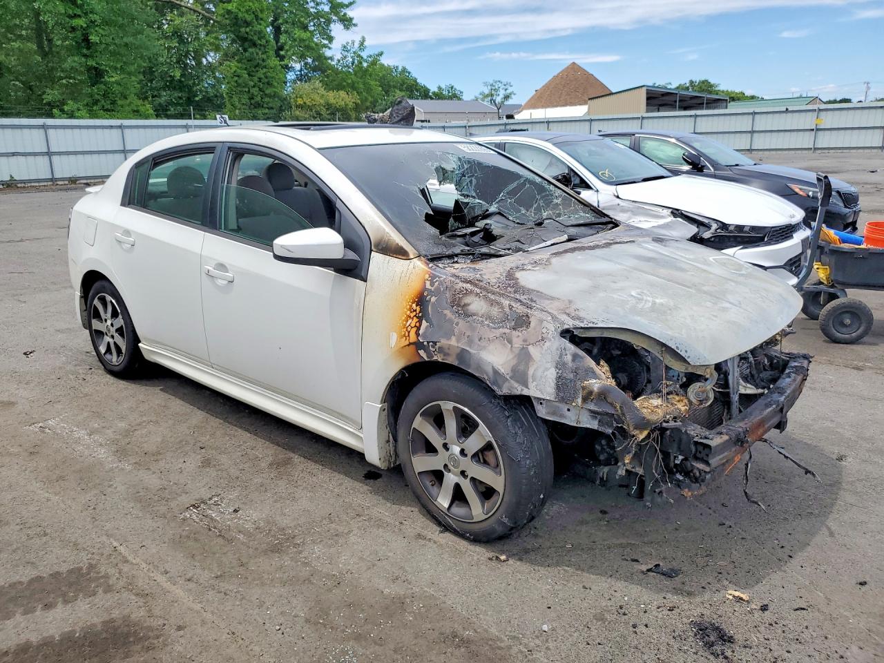 2012 Nissan Sentra 2.0 White vin: 3N1AB6AP3CL779921