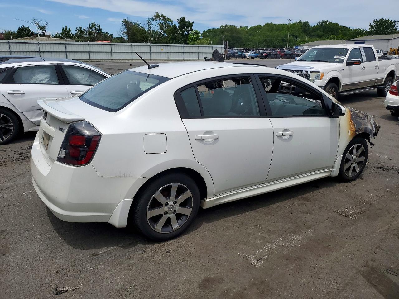 2012 Nissan Sentra 2.0 White vin: 3N1AB6AP3CL779921