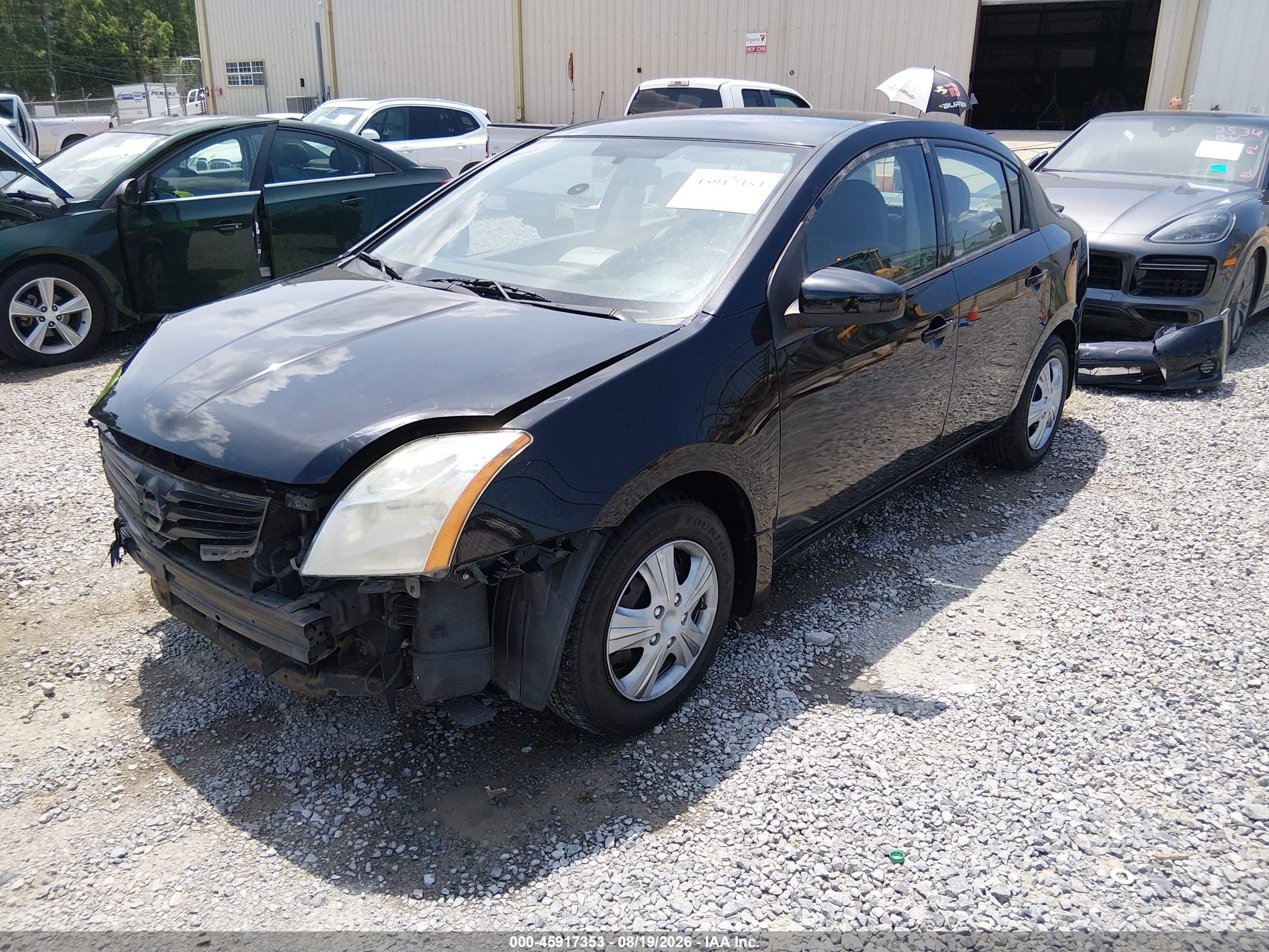 2012 Nissan Sentra 2.0 Черный vin: 3N1AB6AP3CL784276
