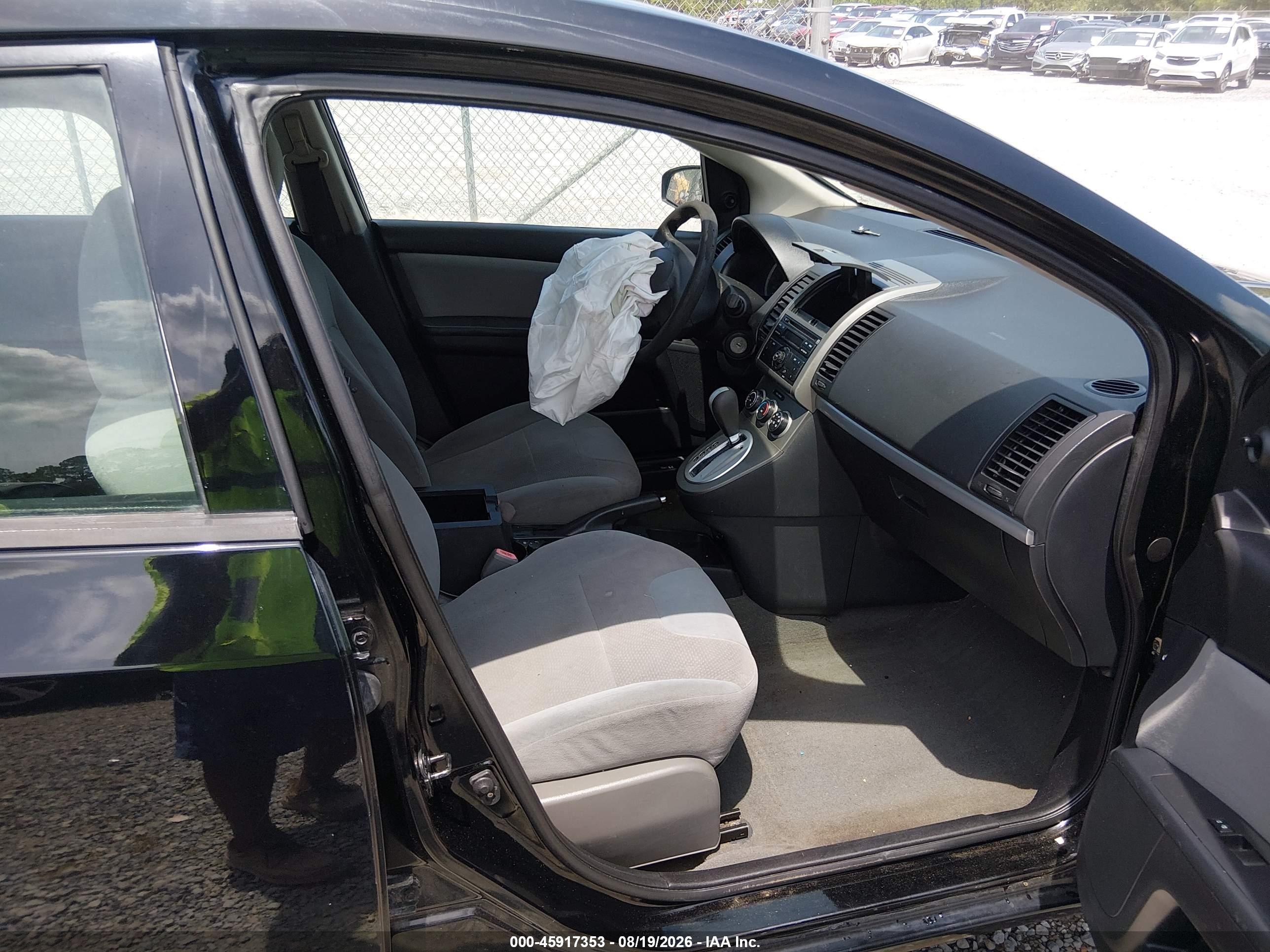 2012 Nissan Sentra 2.0 Черный vin: 3N1AB6AP3CL784276
