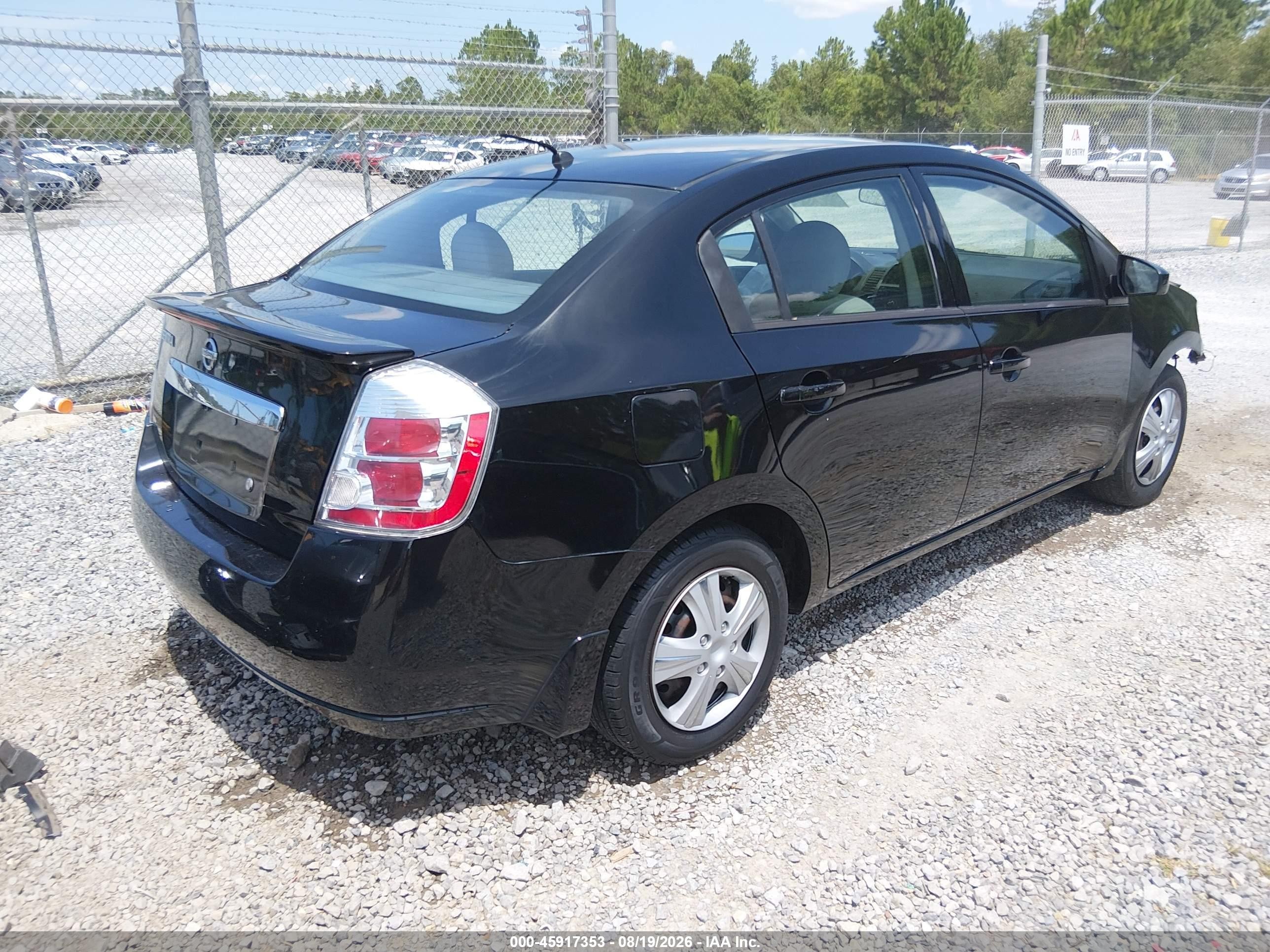 2012 Nissan Sentra 2.0 Черный vin: 3N1AB6AP3CL784276