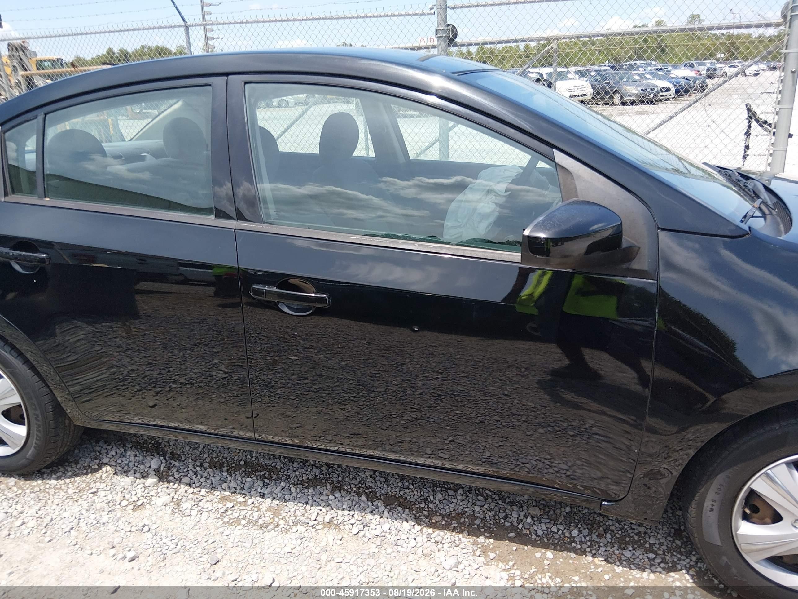 2012 Nissan Sentra 2.0 Черный vin: 3N1AB6AP3CL784276
