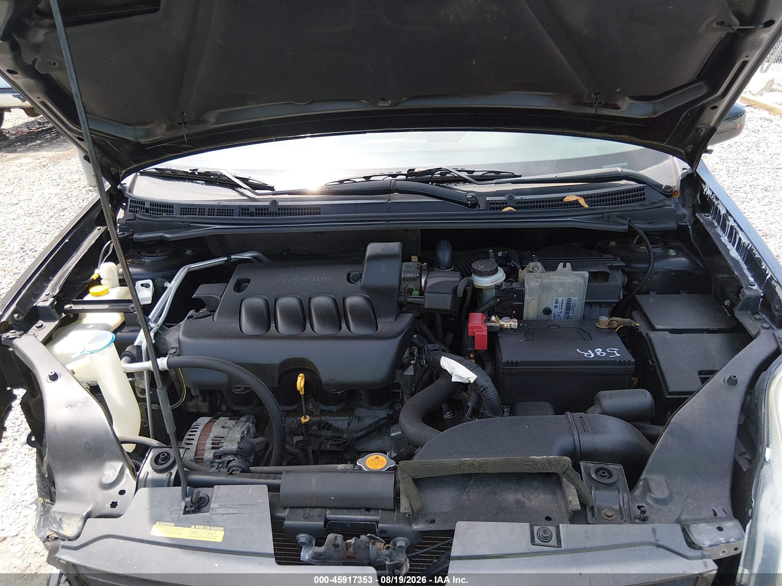 2012 Nissan Sentra 2.0 Черный vin: 3N1AB6AP3CL784276