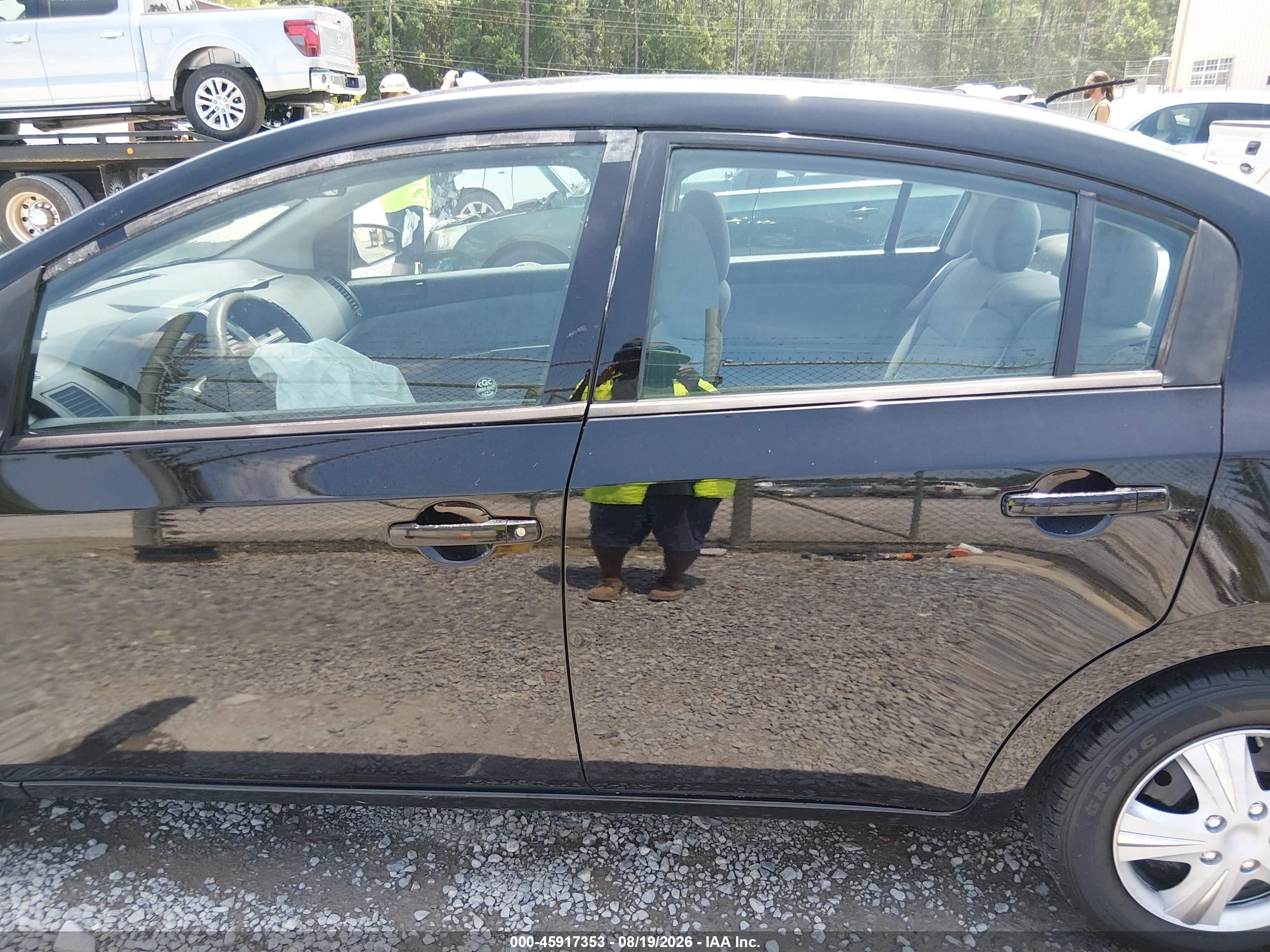 2012 Nissan Sentra 2.0 Черный vin: 3N1AB6AP3CL784276