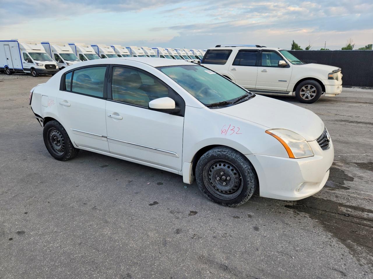 2010 Nissan Sentra 2.0 White vin: 3N1AB6AP4AL621407