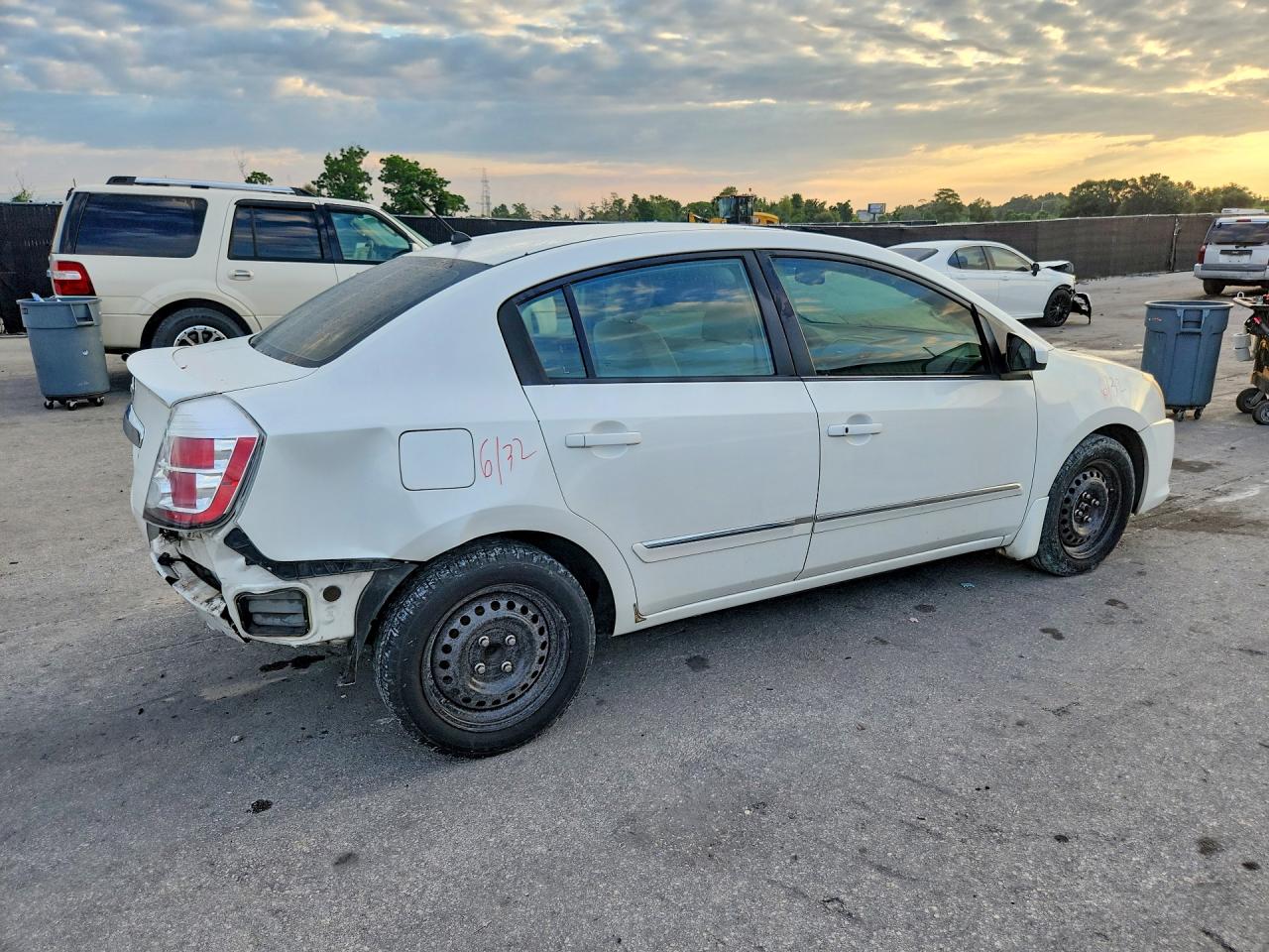 2010 Nissan Sentra 2.0 White vin: 3N1AB6AP4AL621407