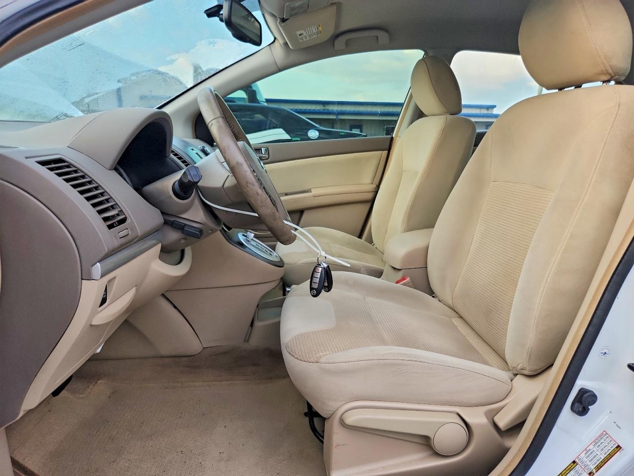 2010 Nissan Sentra 2.0 White vin: 3N1AB6AP4AL621407
