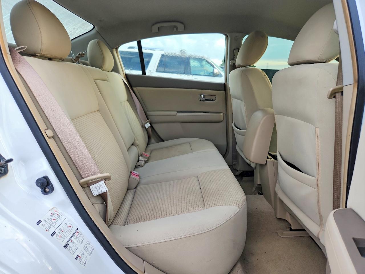 2010 Nissan Sentra 2.0 White vin: 3N1AB6AP4AL621407