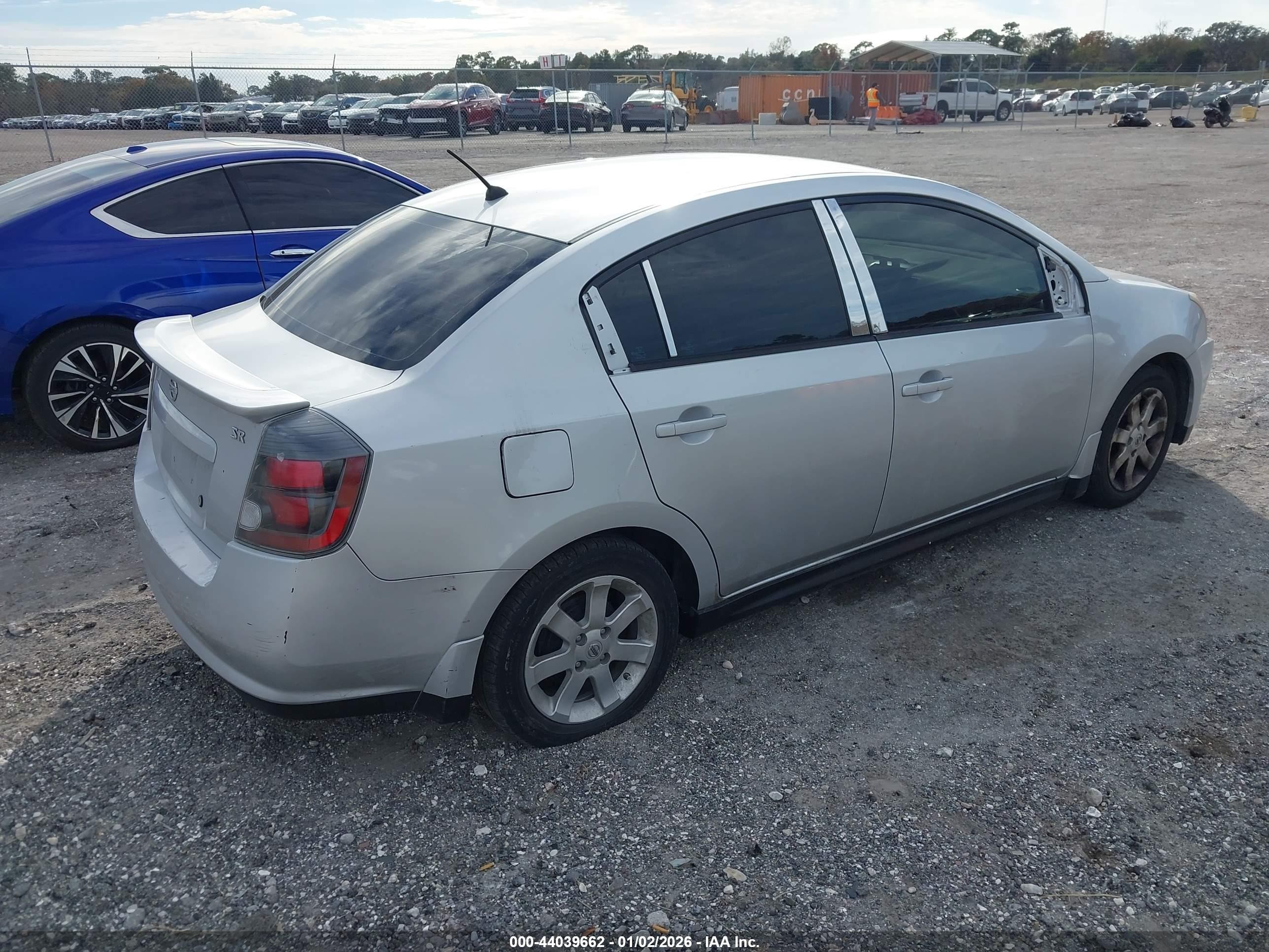 2010 Nissan Sentra 2.0sr Silver vin: 3N1AB6AP4AL631130