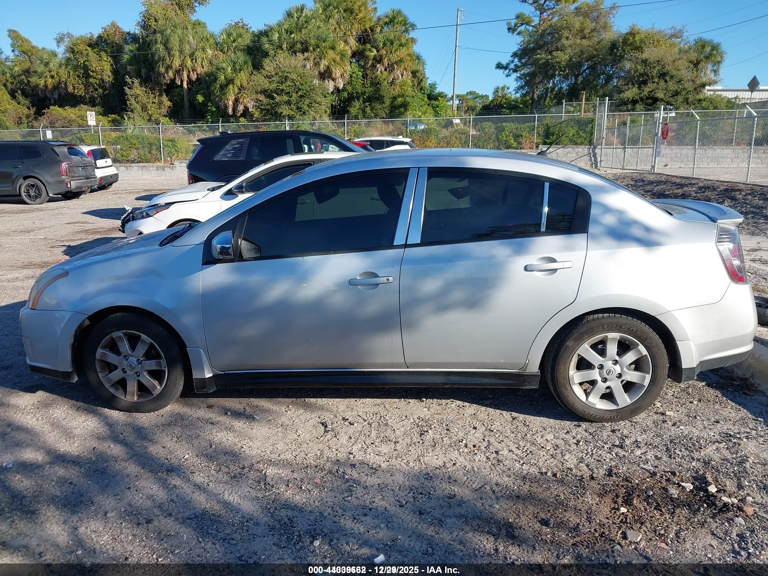 2010 Nissan Sentra 2.0sr Silver vin: 3N1AB6AP4AL631130