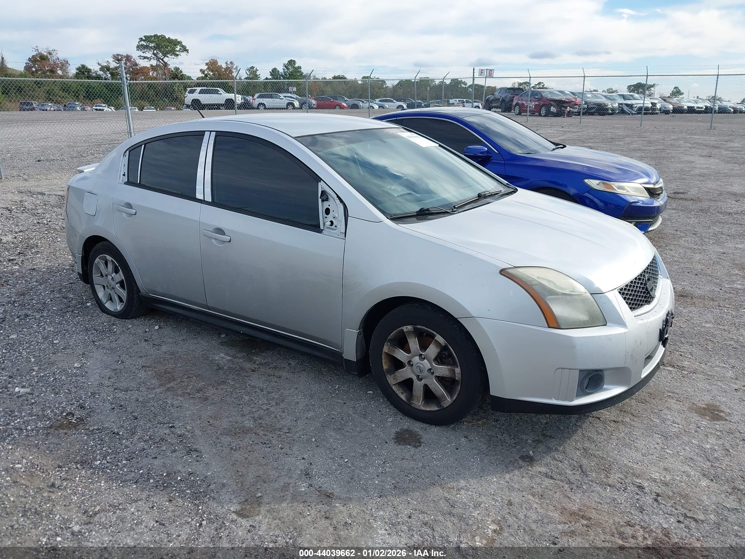 2010 Nissan Sentra 2.0sr Silver vin: 3N1AB6AP4AL631130