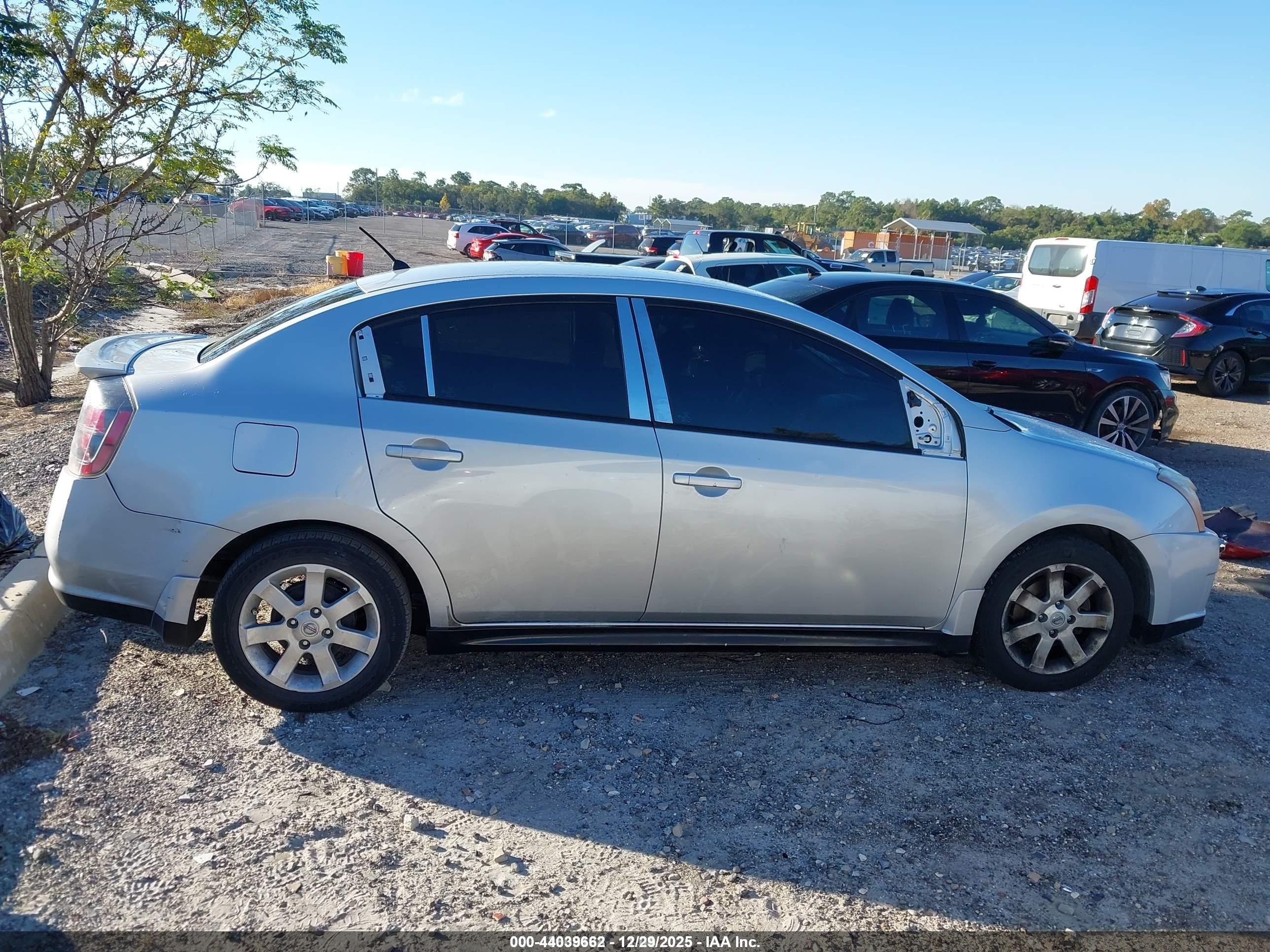 2010 Nissan Sentra 2.0sr Silver vin: 3N1AB6AP4AL631130
