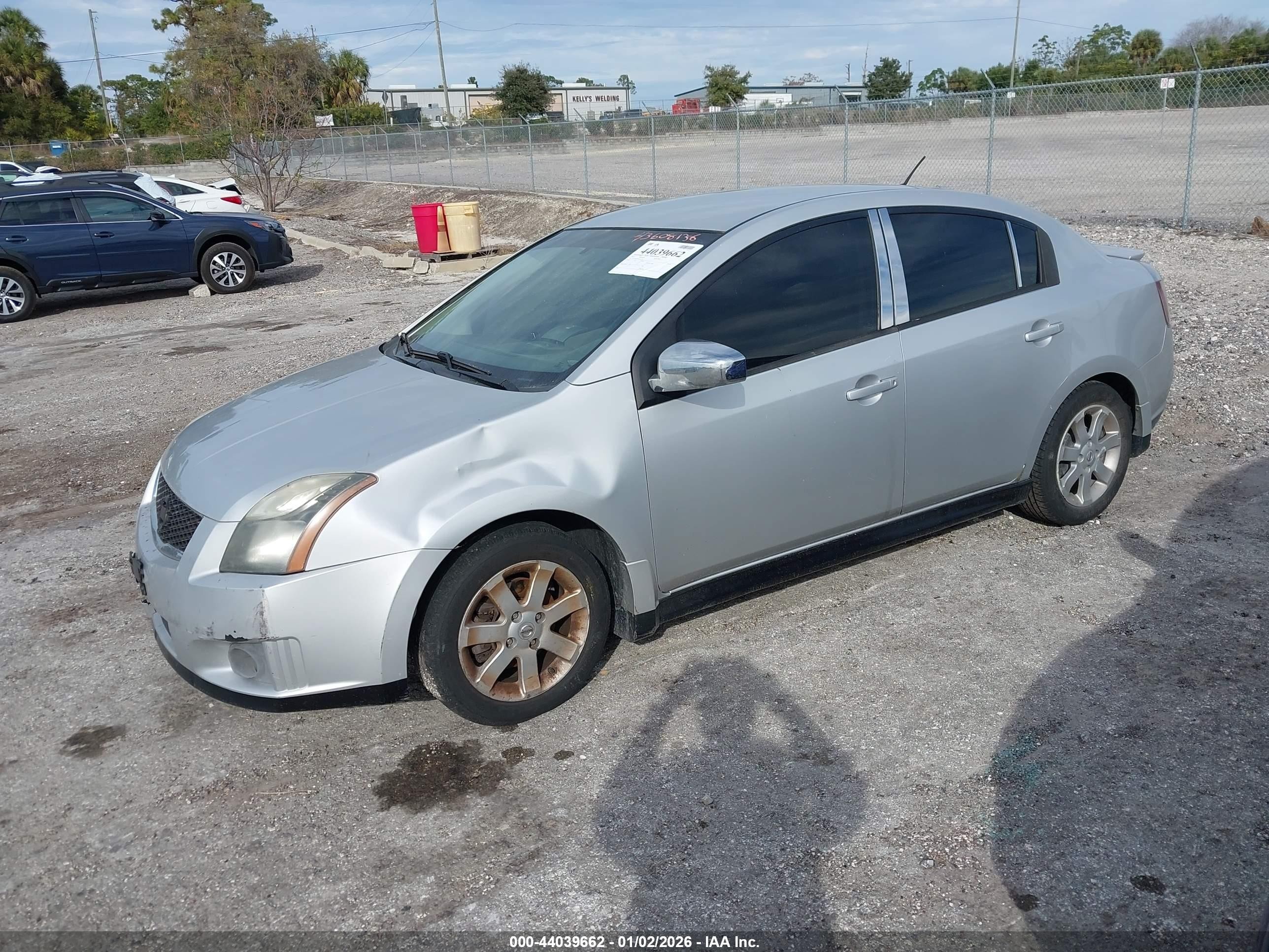 2010 Nissan Sentra 2.0sr Silver vin: 3N1AB6AP4AL631130