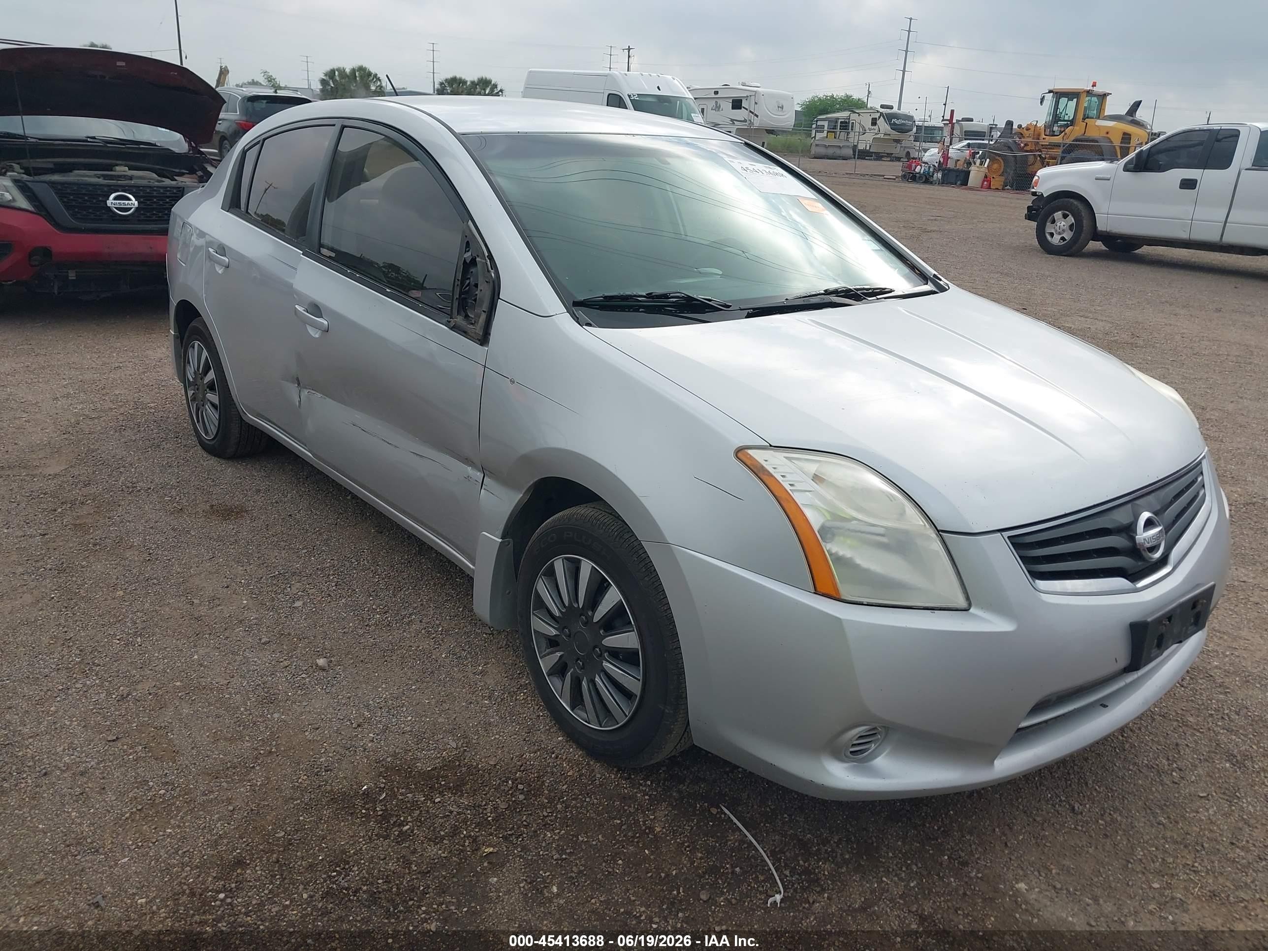 2010 Nissan Sentra 2.0 Silver vin: 3N1AB6AP4AL636831