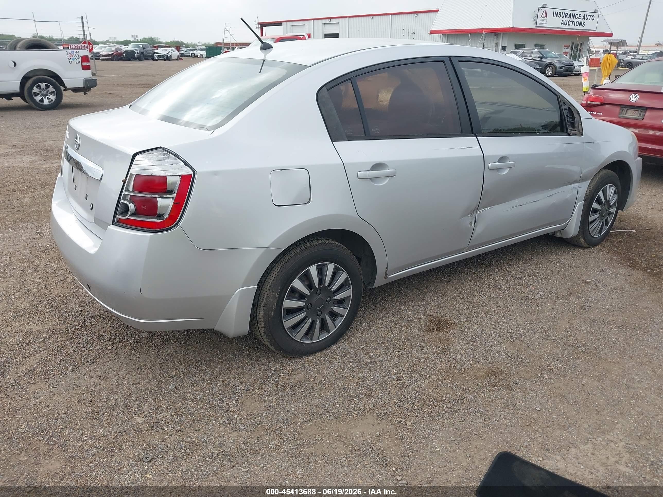 2010 Nissan Sentra 2.0 Silver vin: 3N1AB6AP4AL636831