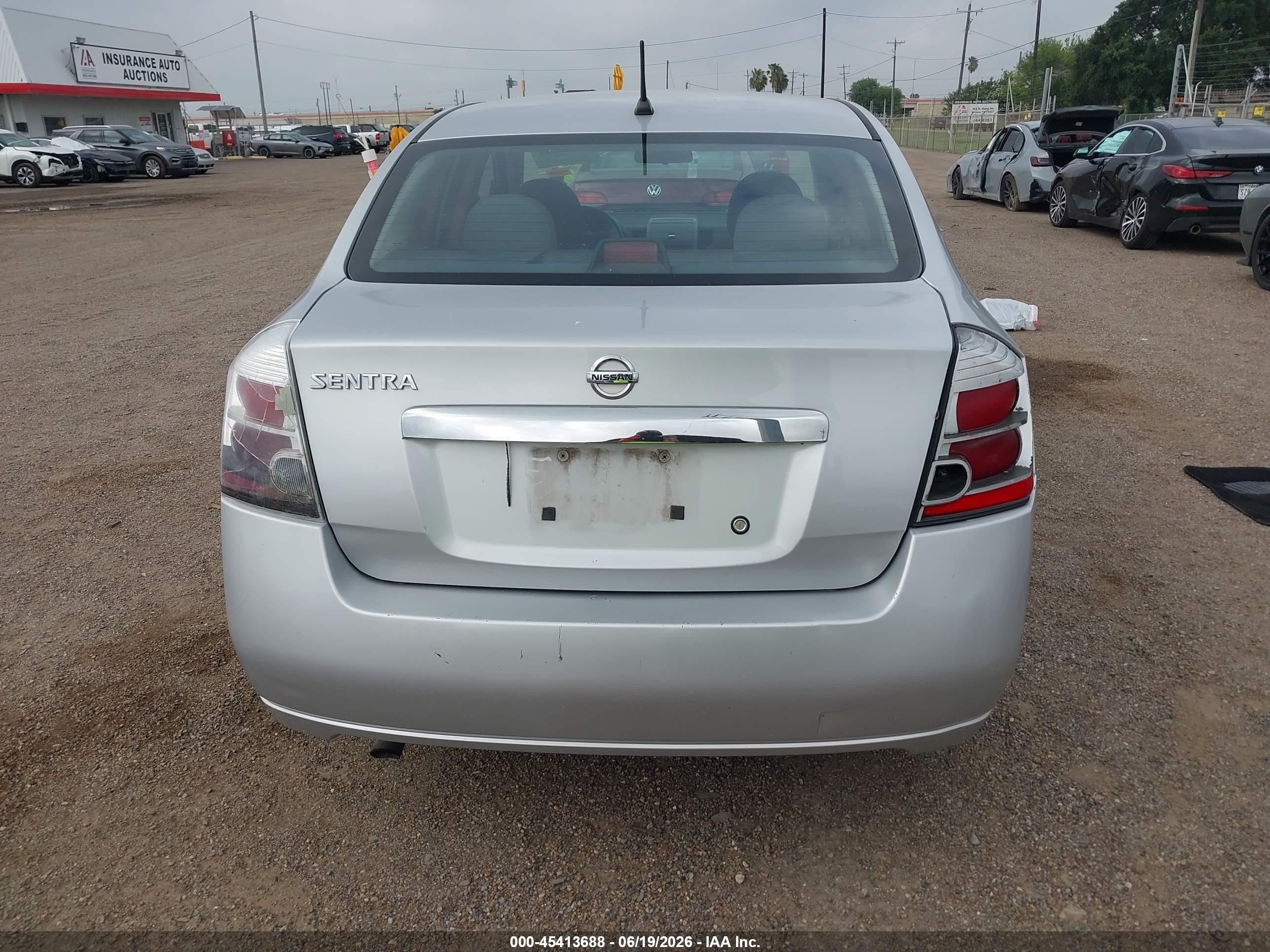 2010 Nissan Sentra 2.0 Silver vin: 3N1AB6AP4AL636831