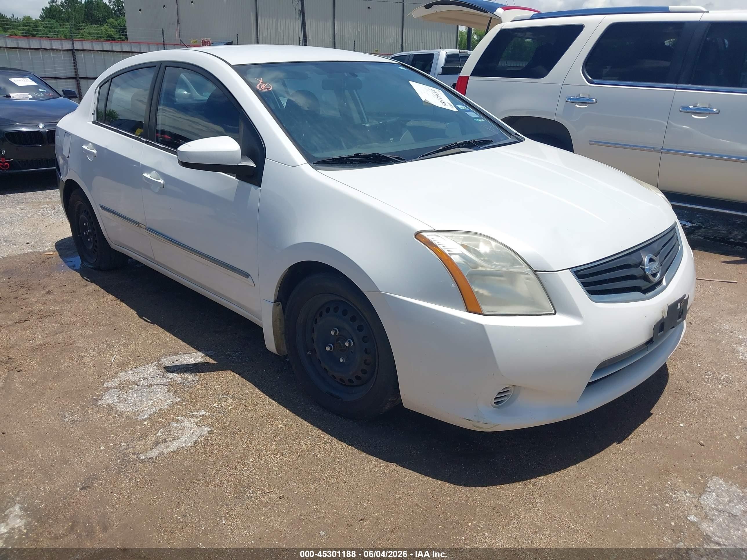 2010 Nissan Sentra 2.0s Белый vin: 3N1AB6AP4AL645920