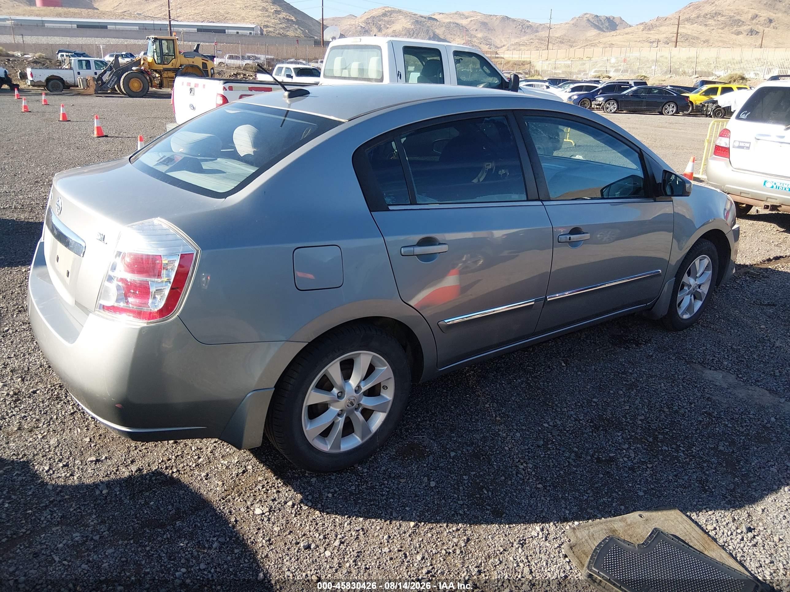 2010 Nissan Sentra 2.0sl Gray vin: 3N1AB6AP4AL653211