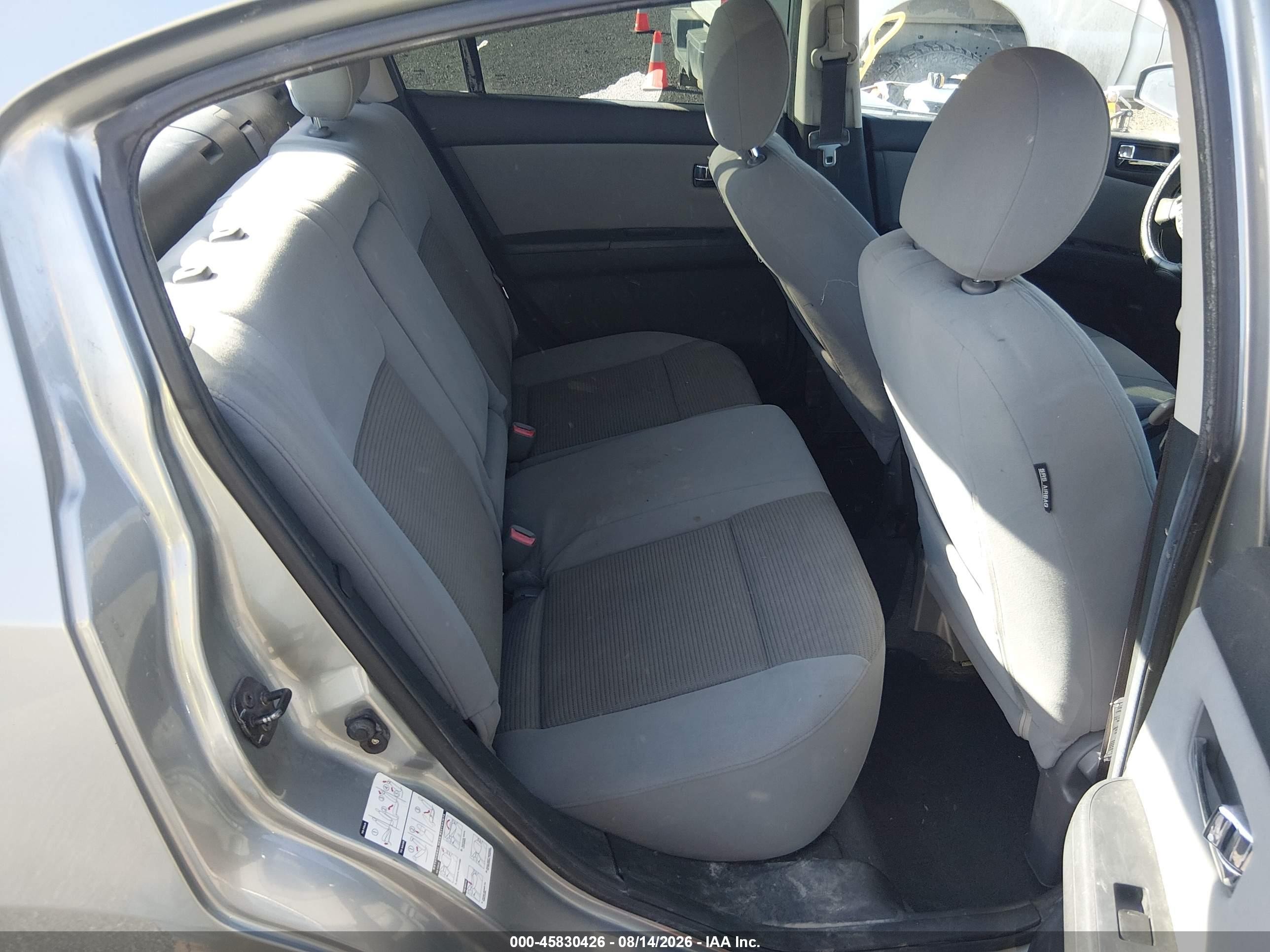 2010 Nissan Sentra 2.0sl Gray vin: 3N1AB6AP4AL653211