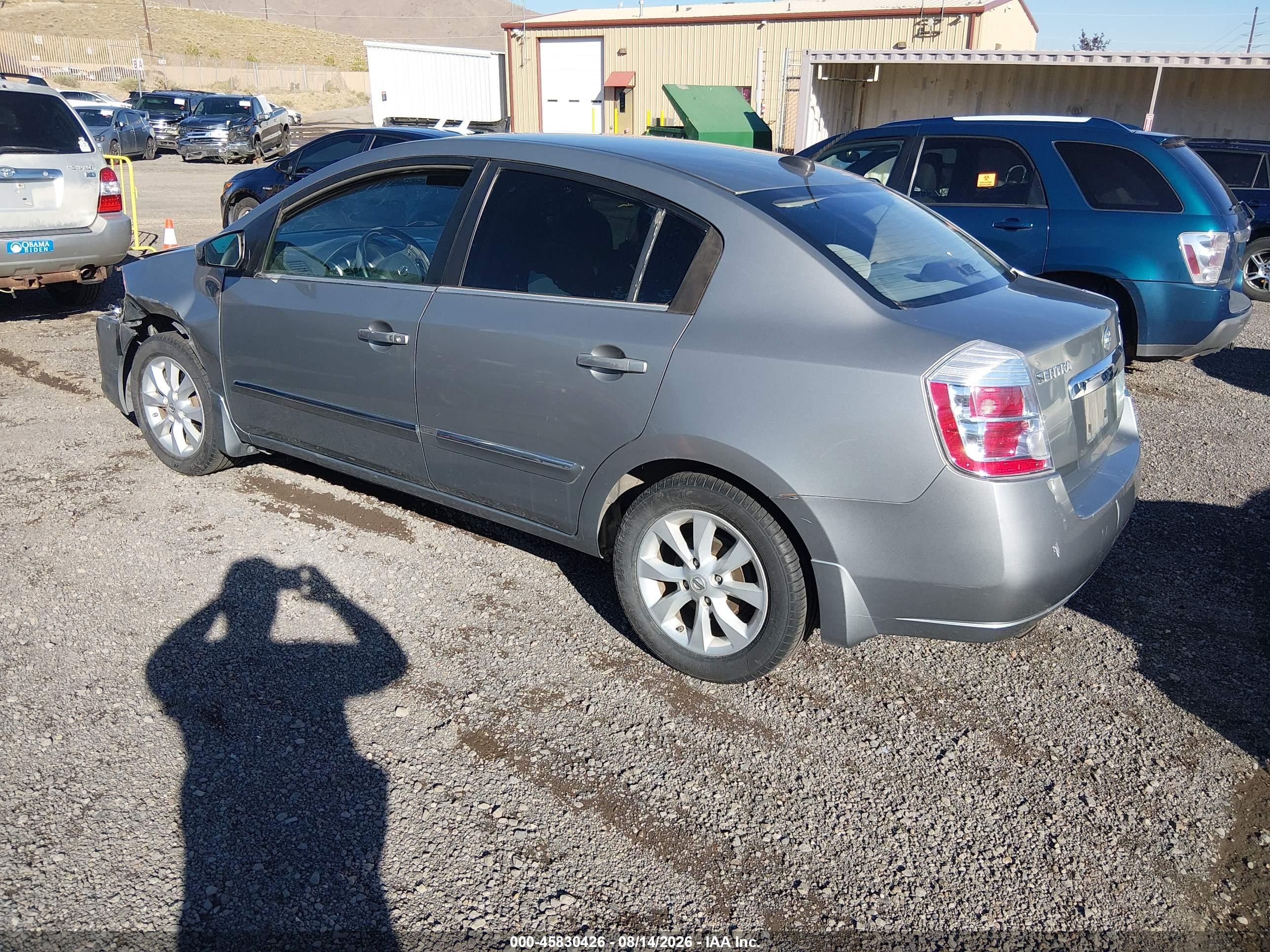 2010 Nissan Sentra 2.0sl Gray vin: 3N1AB6AP4AL653211