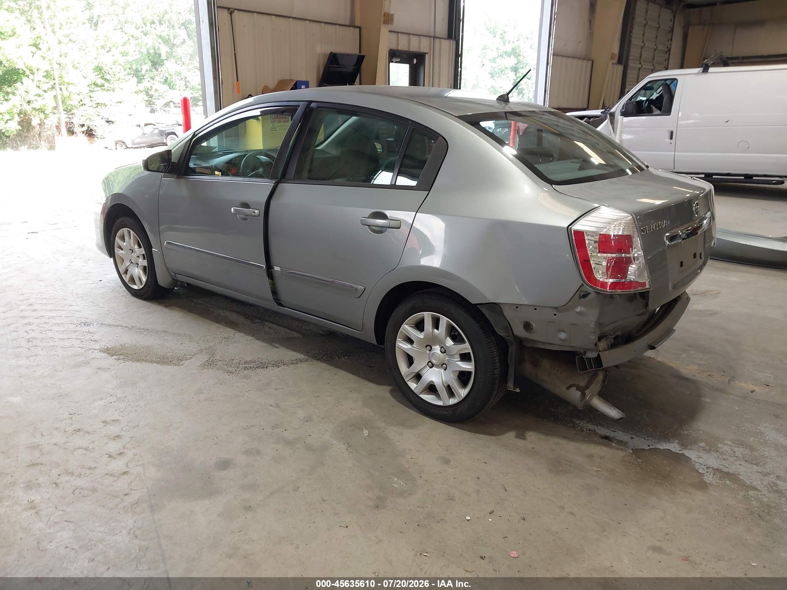 2010 Nissan Sentra 2.0s Gray vin: 3N1AB6AP4AL659204