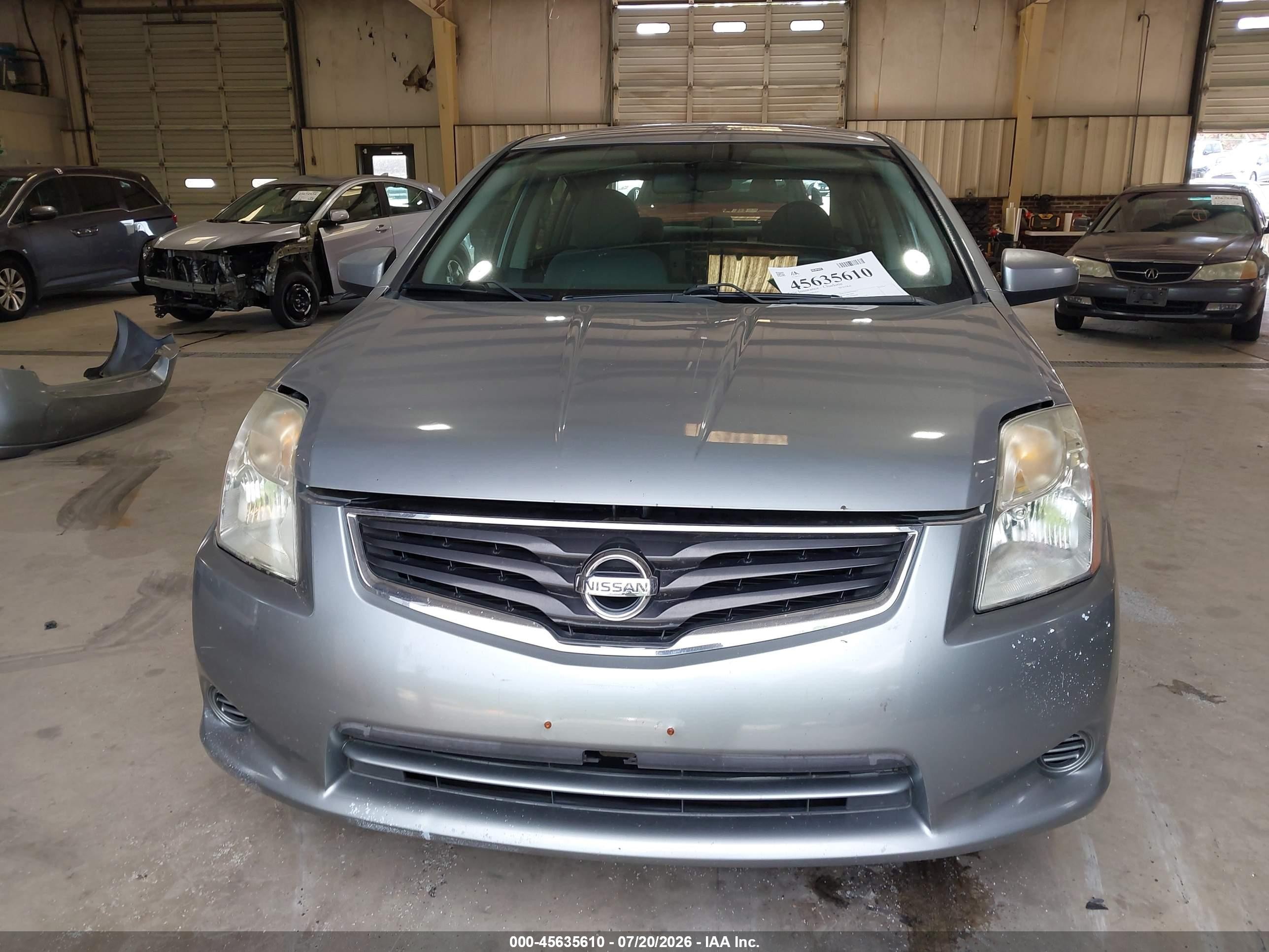 2010 Nissan Sentra 2.0s Gray vin: 3N1AB6AP4AL659204