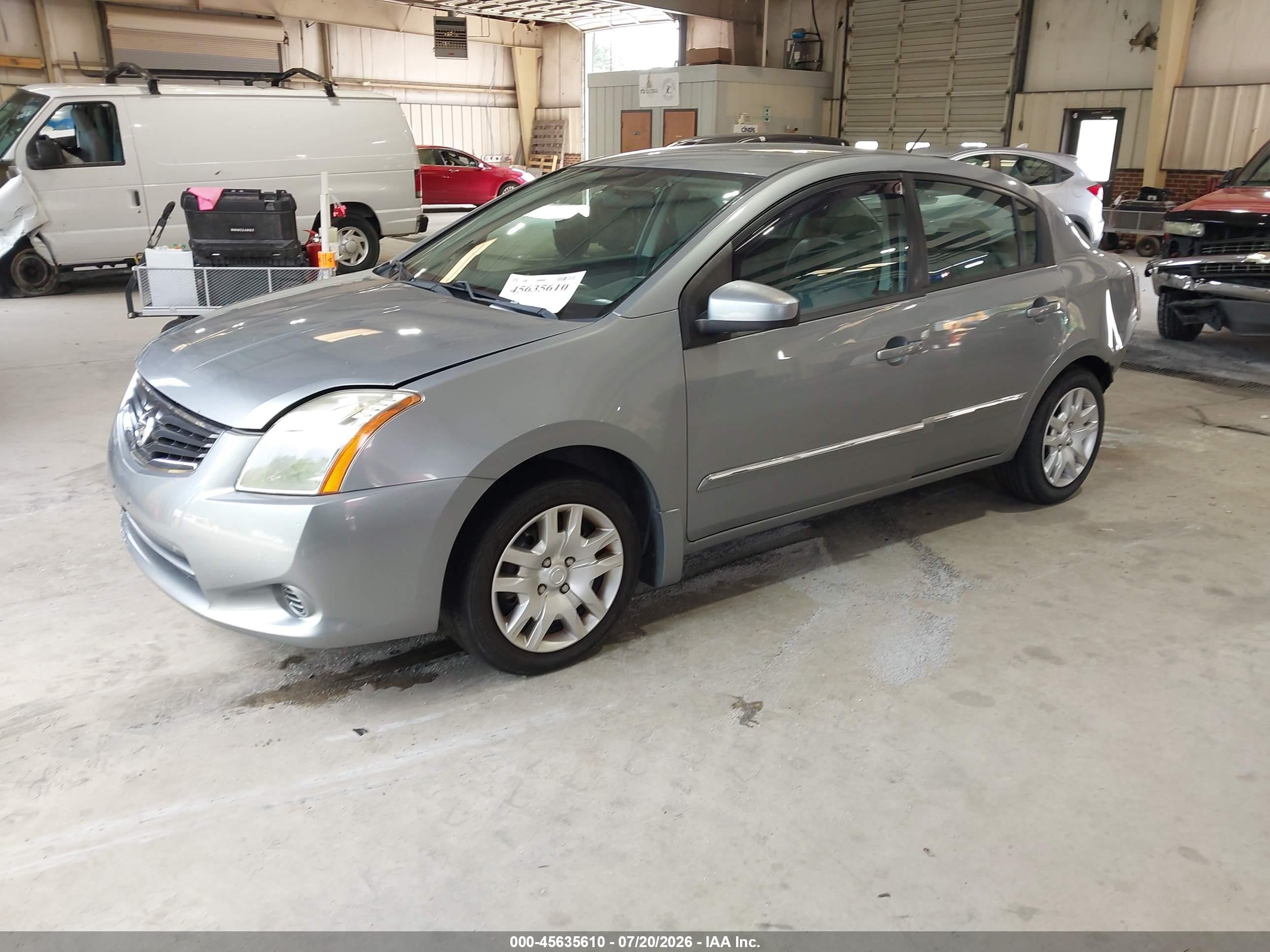 2010 Nissan Sentra 2.0s Gray vin: 3N1AB6AP4AL659204