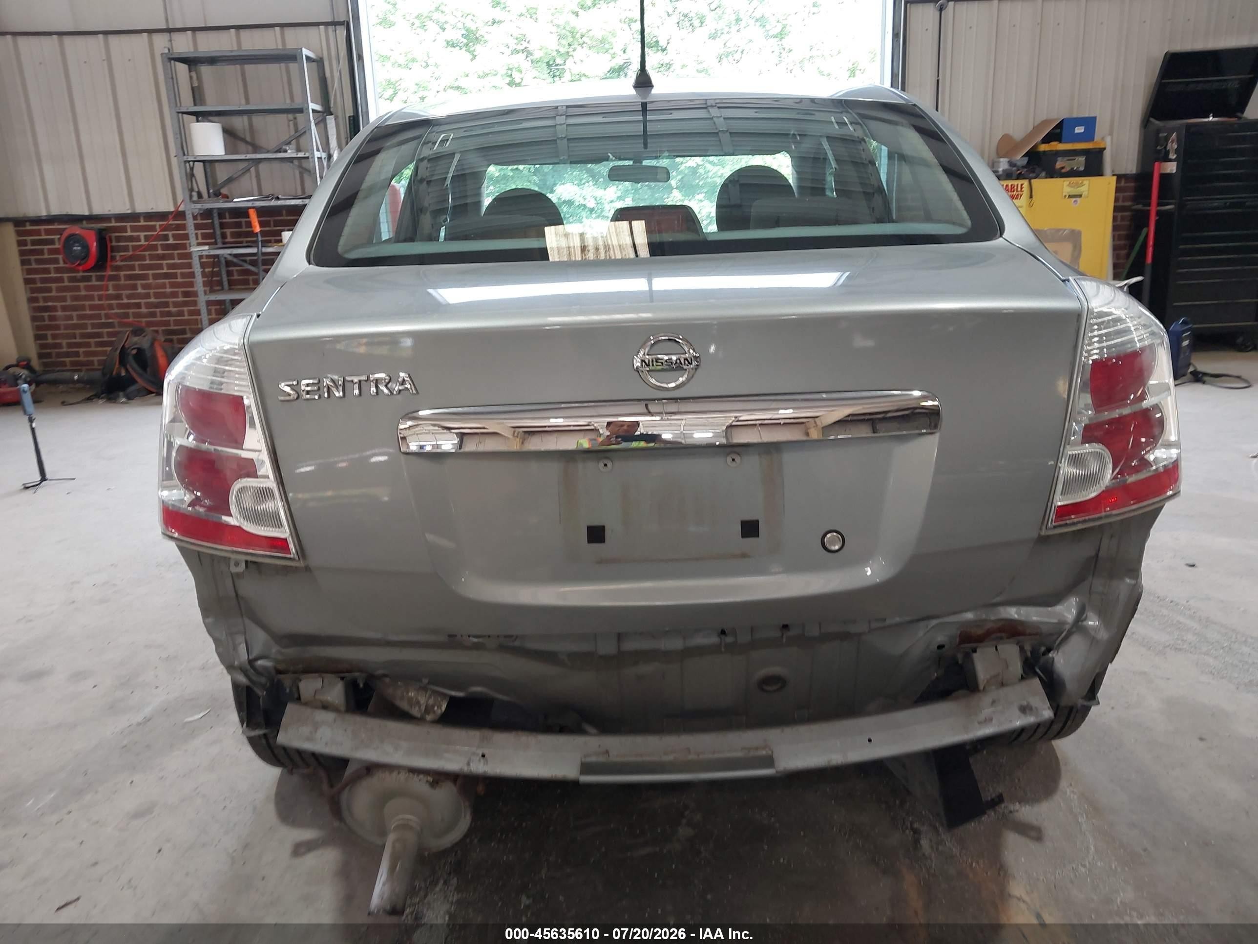 2010 Nissan Sentra 2.0s Gray vin: 3N1AB6AP4AL659204
