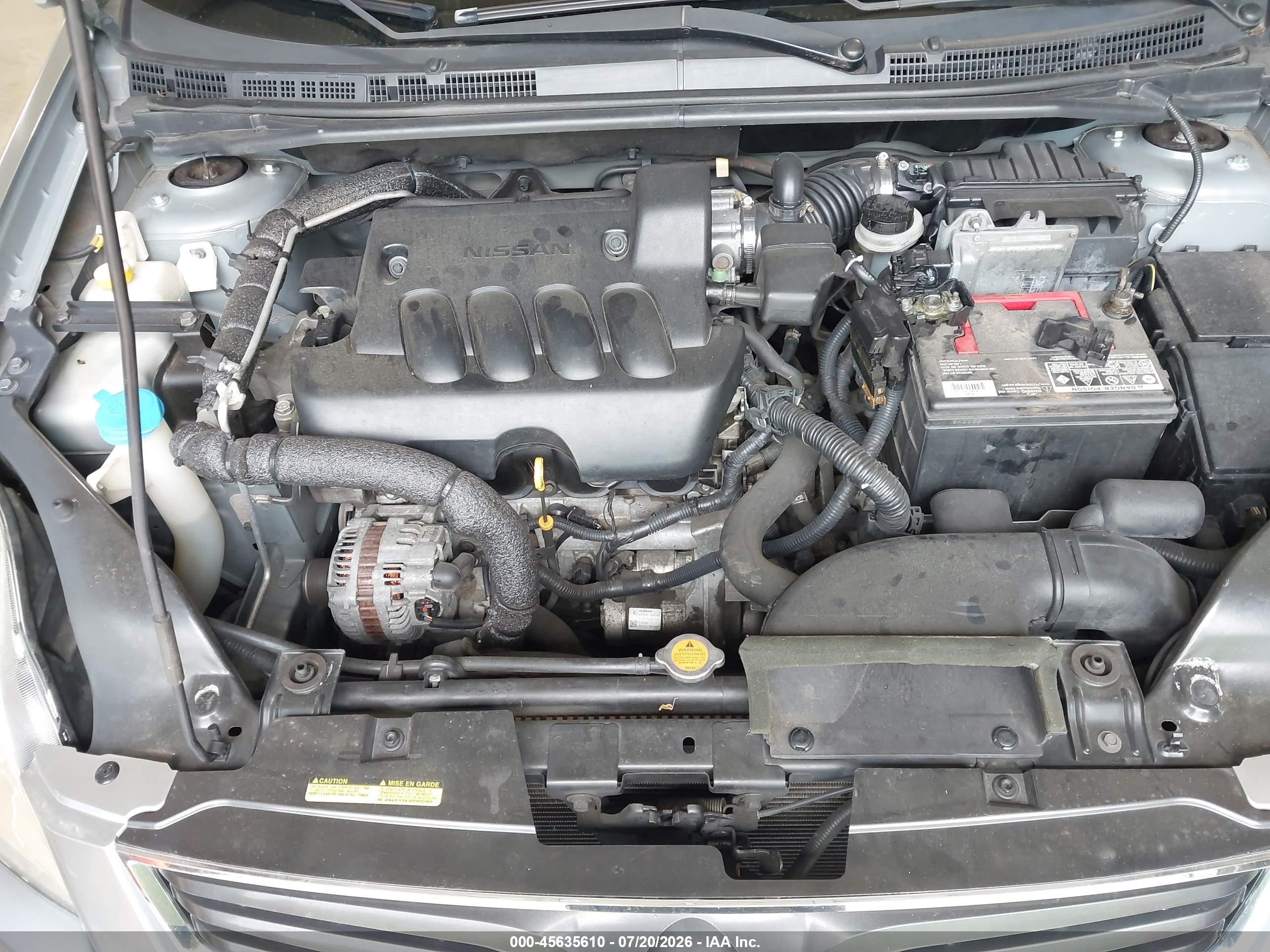 2010 Nissan Sentra 2.0s Gray vin: 3N1AB6AP4AL659204