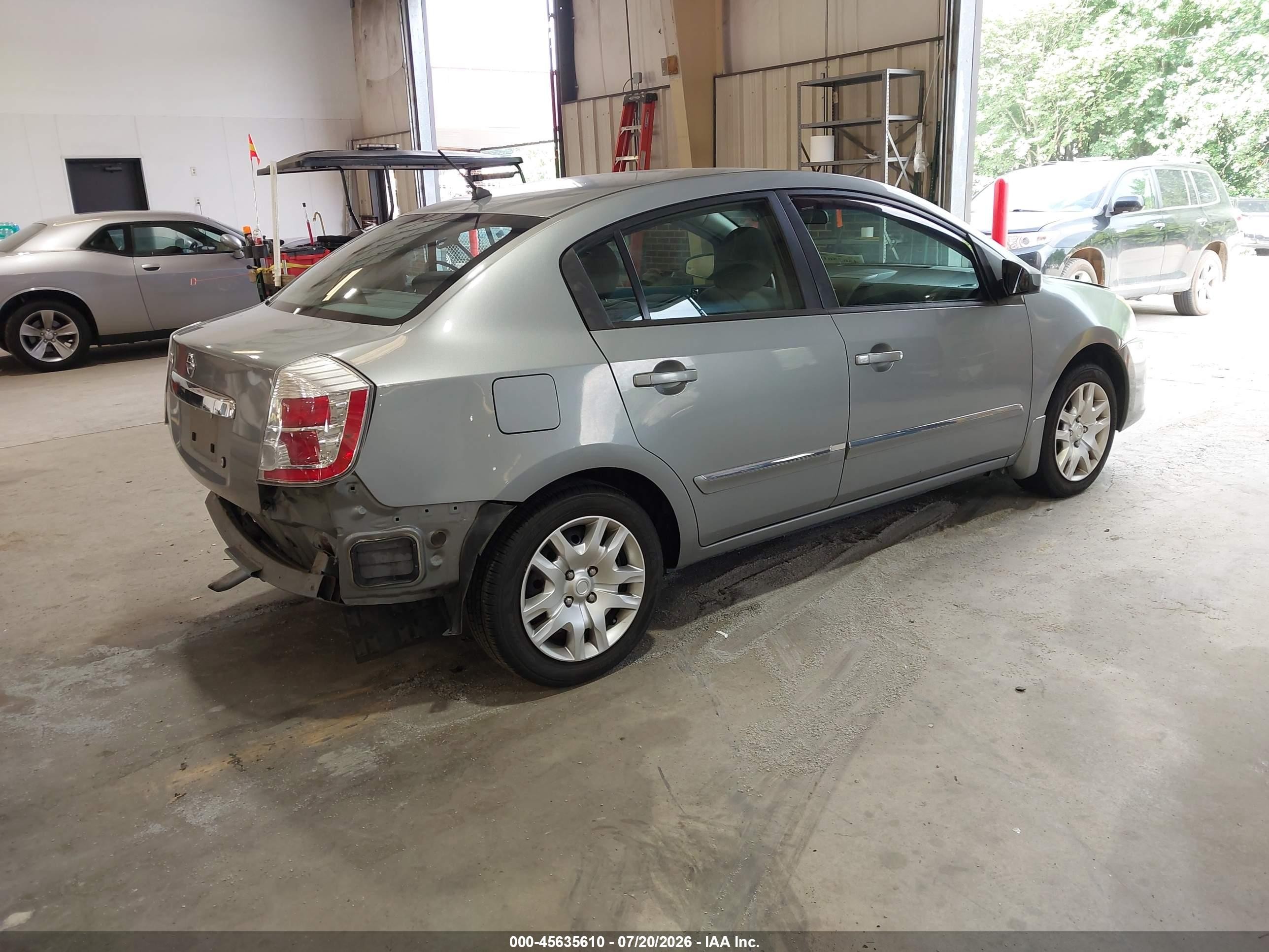 2010 Nissan Sentra 2.0s Gray vin: 3N1AB6AP4AL659204