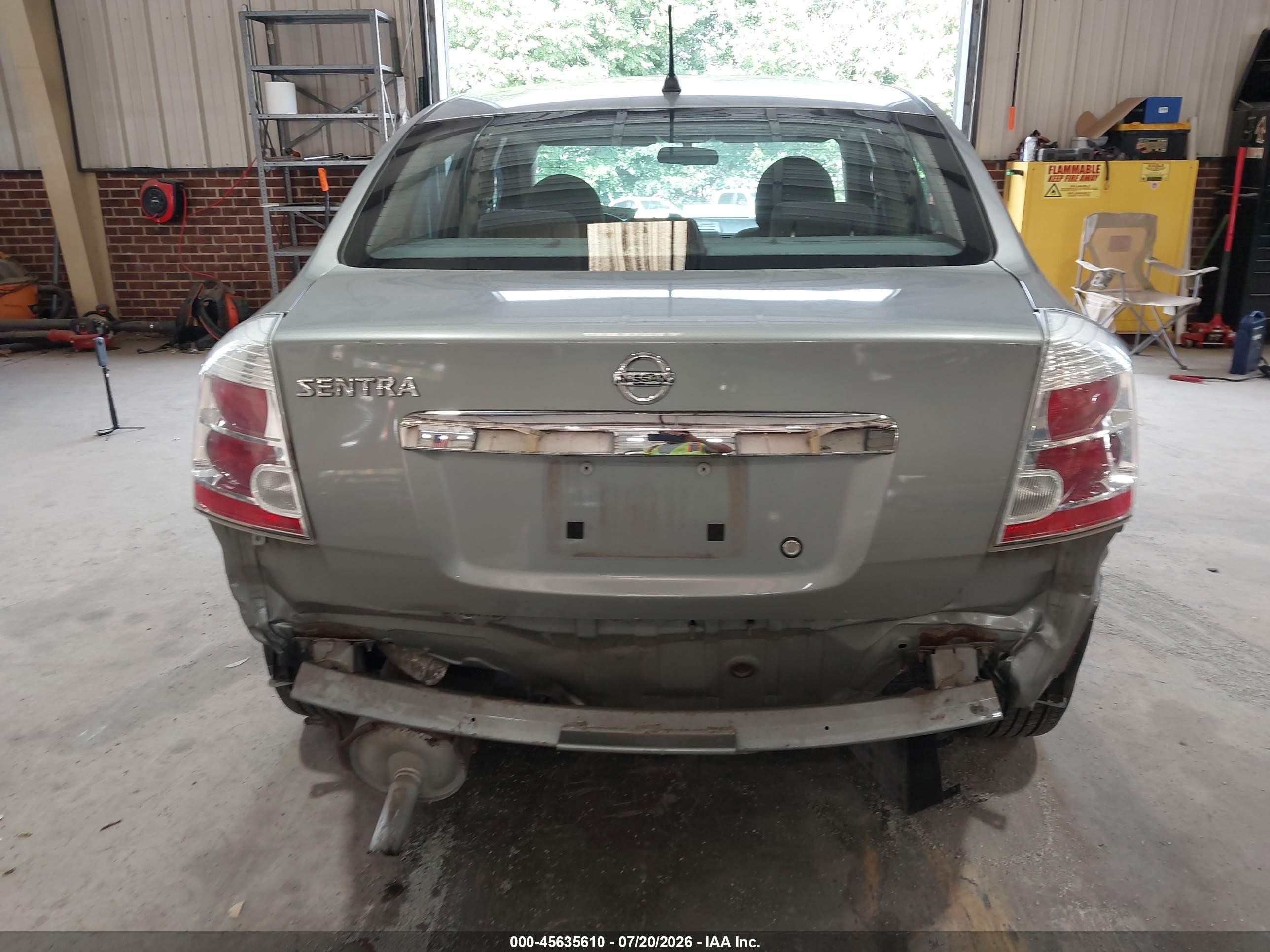 2010 Nissan Sentra 2.0s Gray vin: 3N1AB6AP4AL659204