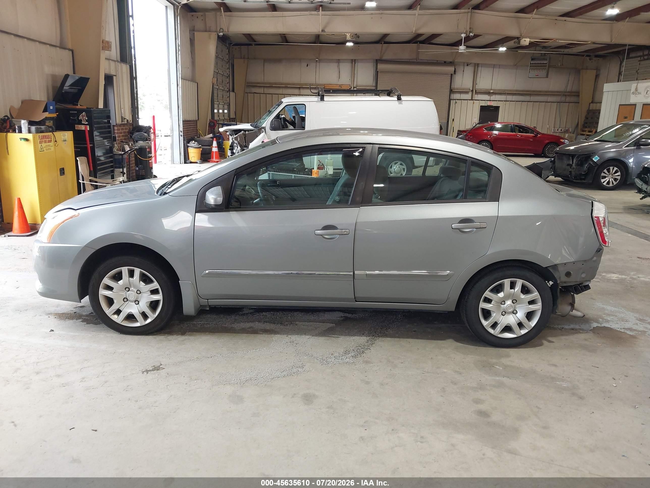 2010 Nissan Sentra 2.0s Gray vin: 3N1AB6AP4AL659204