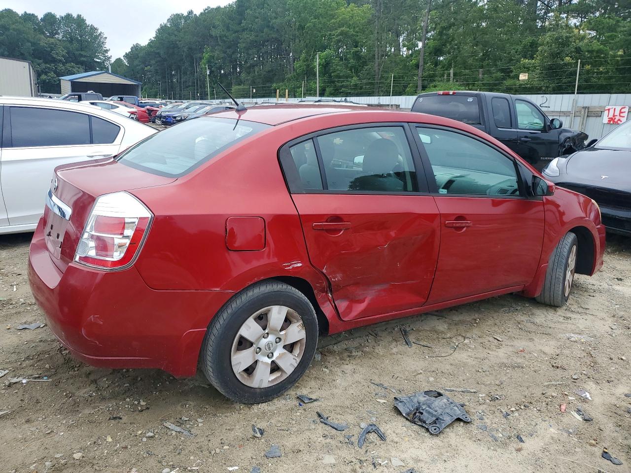 2010 Nissan Sentra 2.0 Red vin: 3N1AB6AP4AL667979