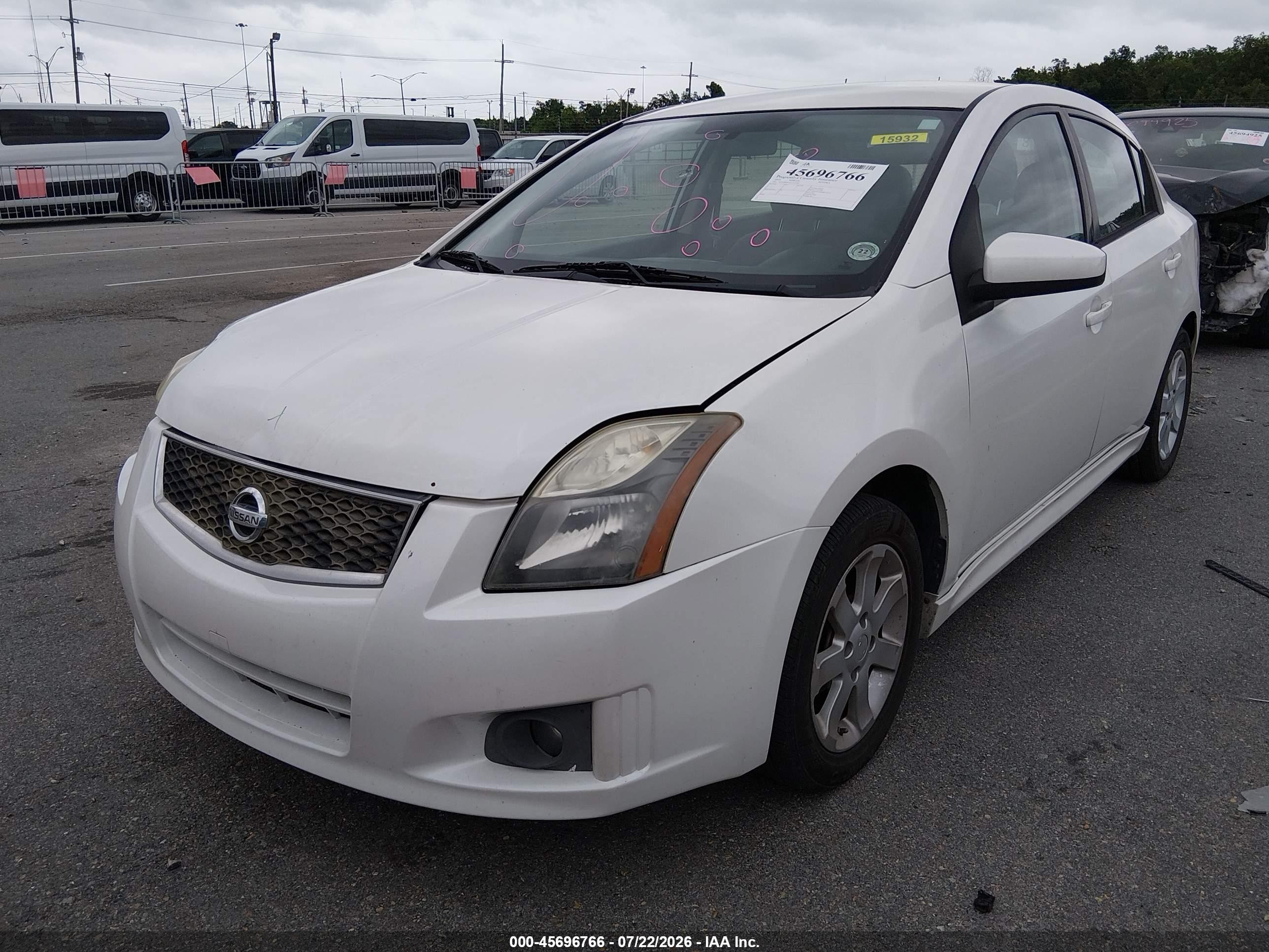 2010 Nissan Sentra 2.0sr White vin: 3N1AB6AP4AL674169